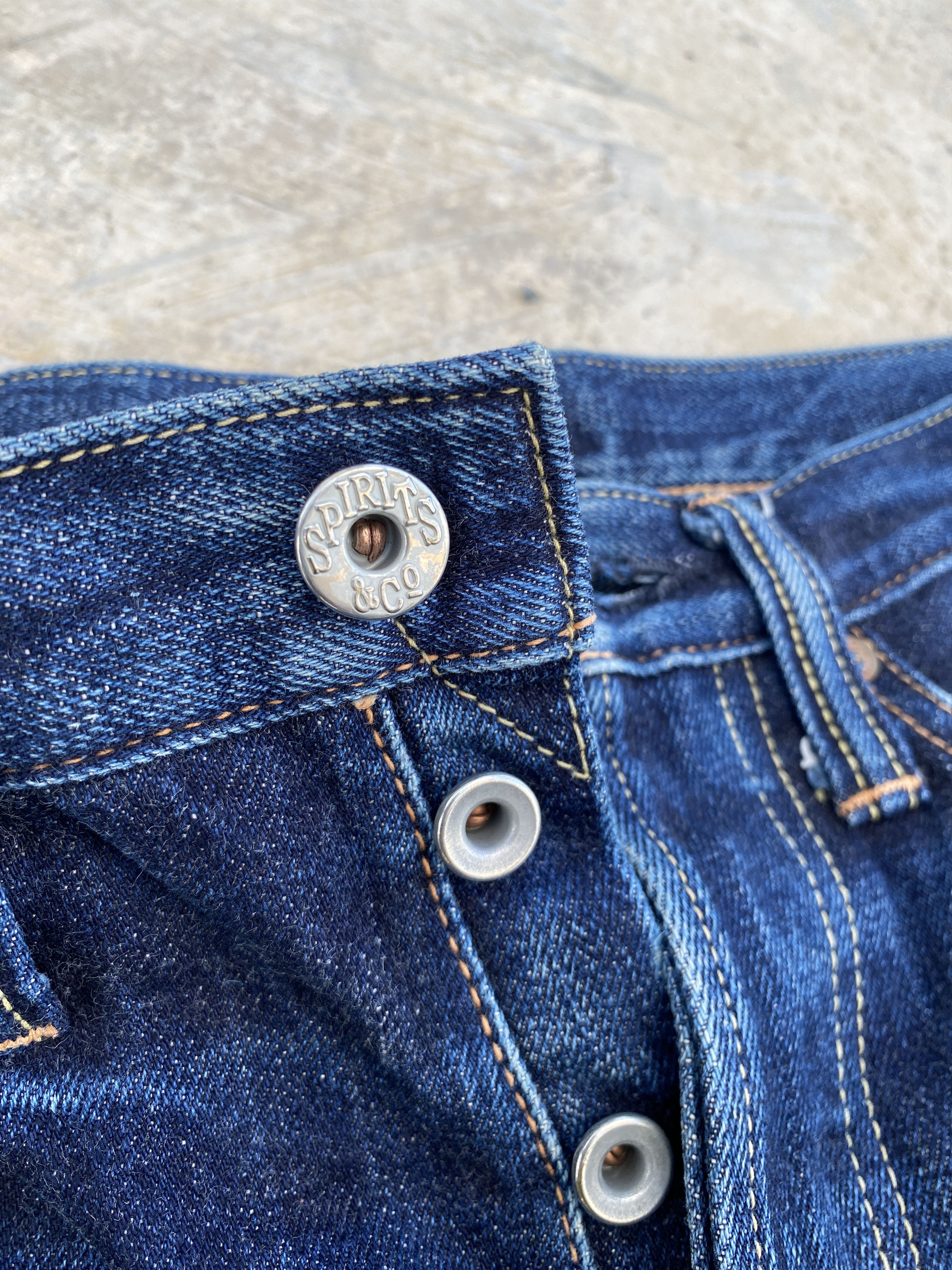 Japanese Brand Toughness W-813 by Spirits and Co Selvedge Jeans Size US 28 / EU 44 - 12 Thumbnail