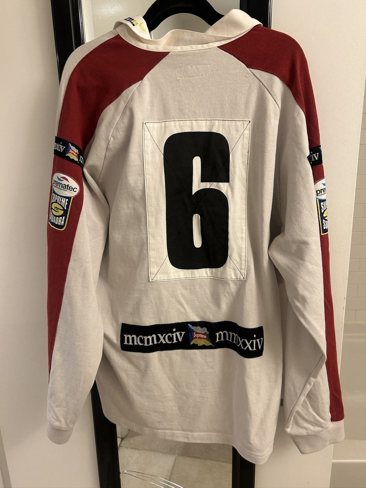 Supreme Supreme FW 24 Rugby Longsleeve Size US XL / EU 56 / 4 - 4 Thumbnail