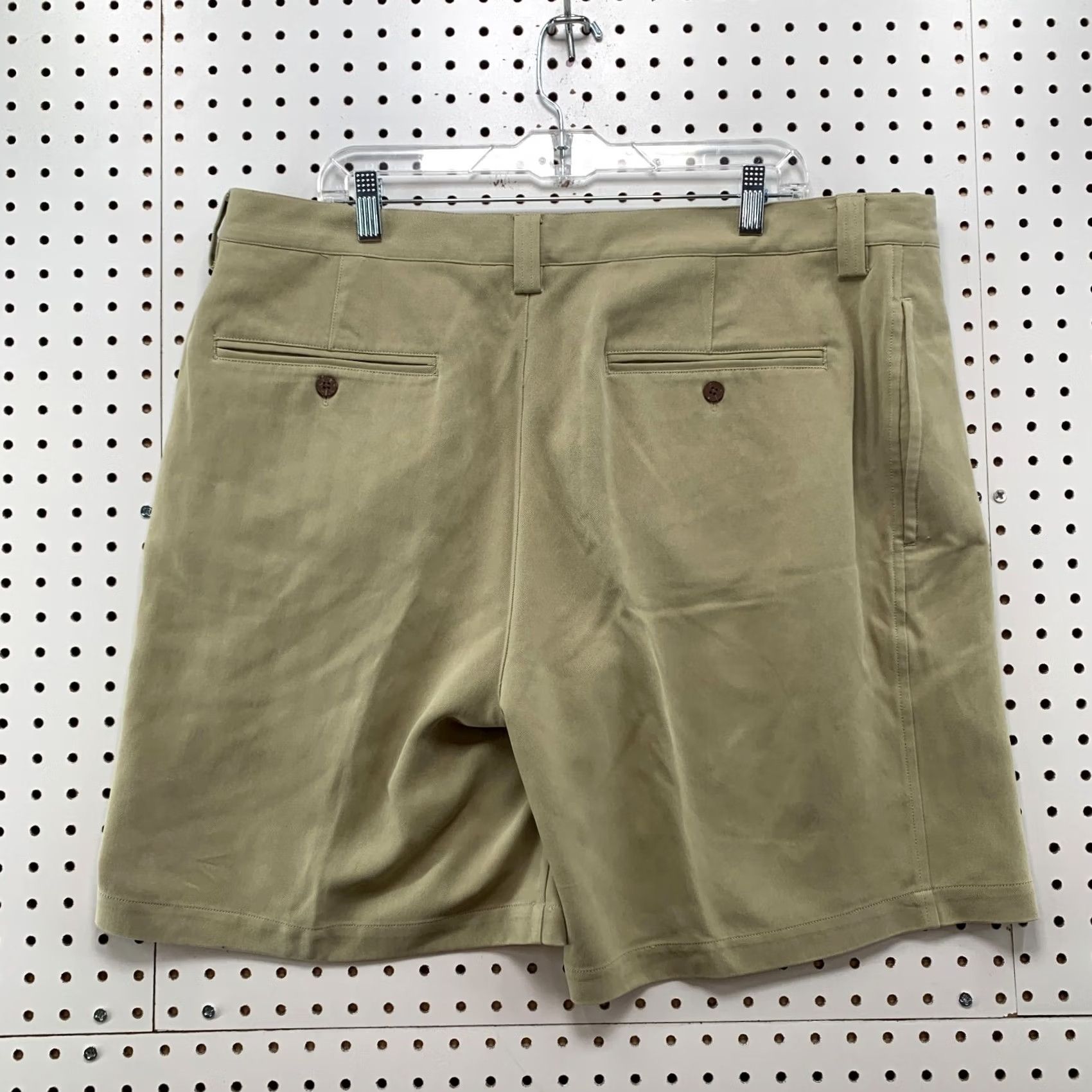 Tommy Bahama Tommy Bahama 100% Silk Chino Shorts Mens Size 41 Tan Casual Golf Size US 41 - 7 Thumbnail