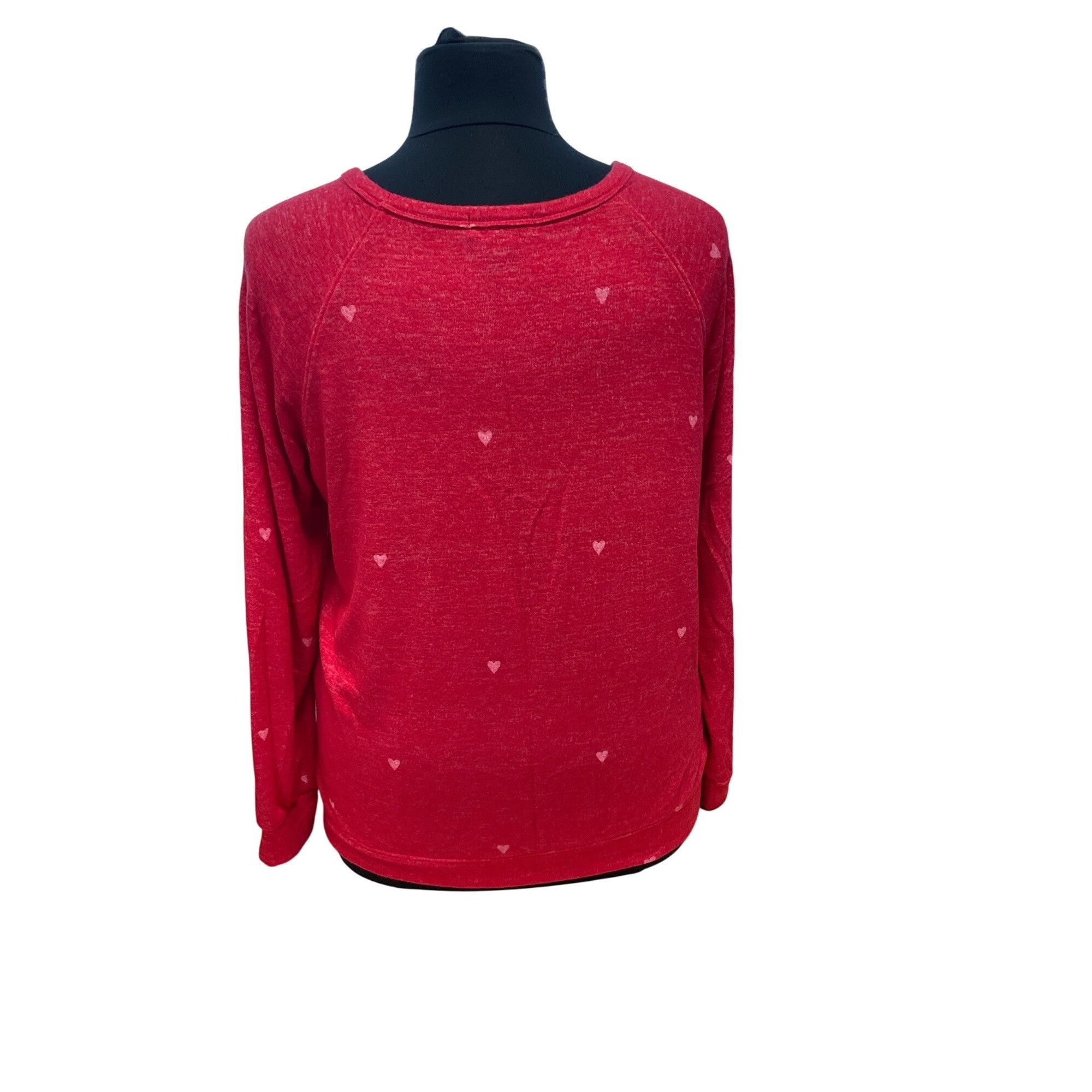 Buffalo David Bitton Buffalo David Bitton XL Red Long Sleeve Top With Subtle Hear Size XL / US 12-14 / IT 48-50 - 2 Thumbnail