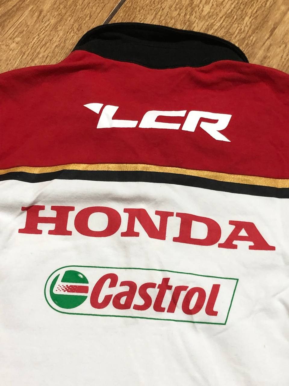 Honda Y2K Polo Honda logo castrol T-shirt Vintage LCR team Size US S / EU 44-46 / 1 - 6 Thumbnail