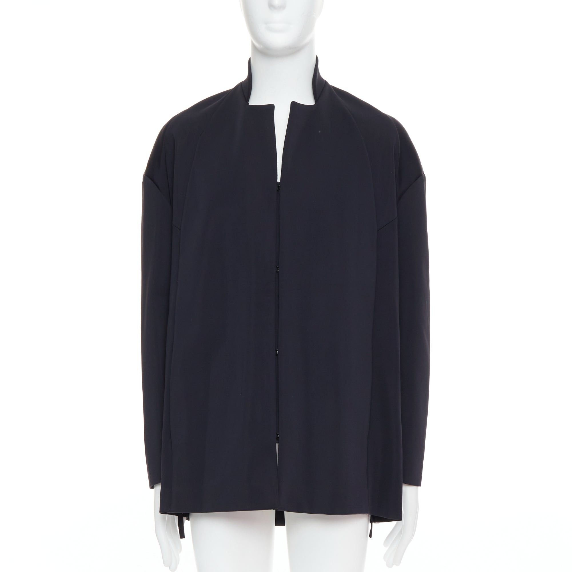 Other JOHN ROCHA Vintage black scuba panelled shoulder minimal coat UK40 L Size US M / EU 48-50 / 2 - 1 Thumbnail