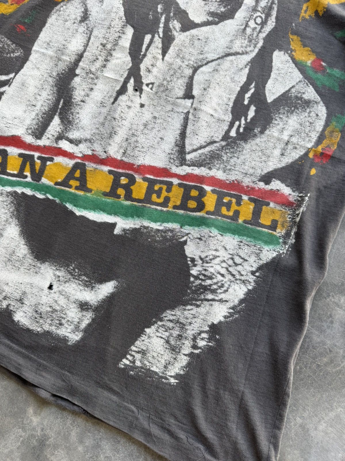 Bob Marley RARE 🔥 Vintage 90’s Distressed Bob Marley Tuff Gong Rap tees Size US XL / EU 56 / 4 - 7 Thumbnail