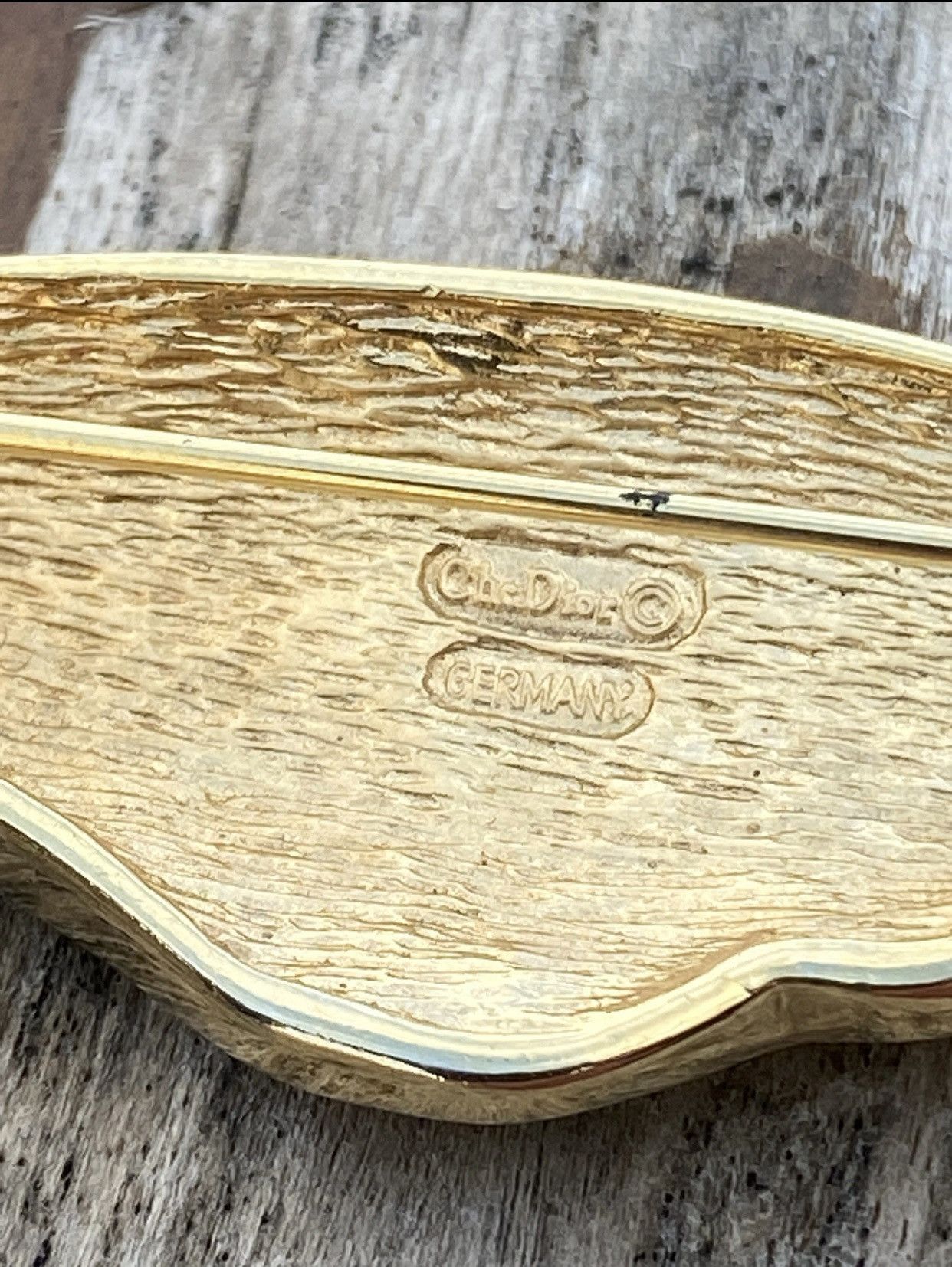 Dior Vintage 1970s Christian Dior Gold Plated Brooch Size ONE SIZE - 3 Thumbnail