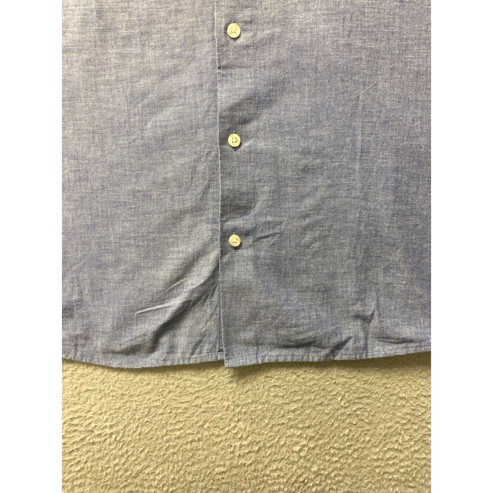 Charles Tyrwhitt Charles Tyrwhitt Casual Shirt Mens Size L Blue Slim Fit Long Sleeve Button-Up Woven Classic Size US L / EU 52-54 / 3 - 2 Thumbnail