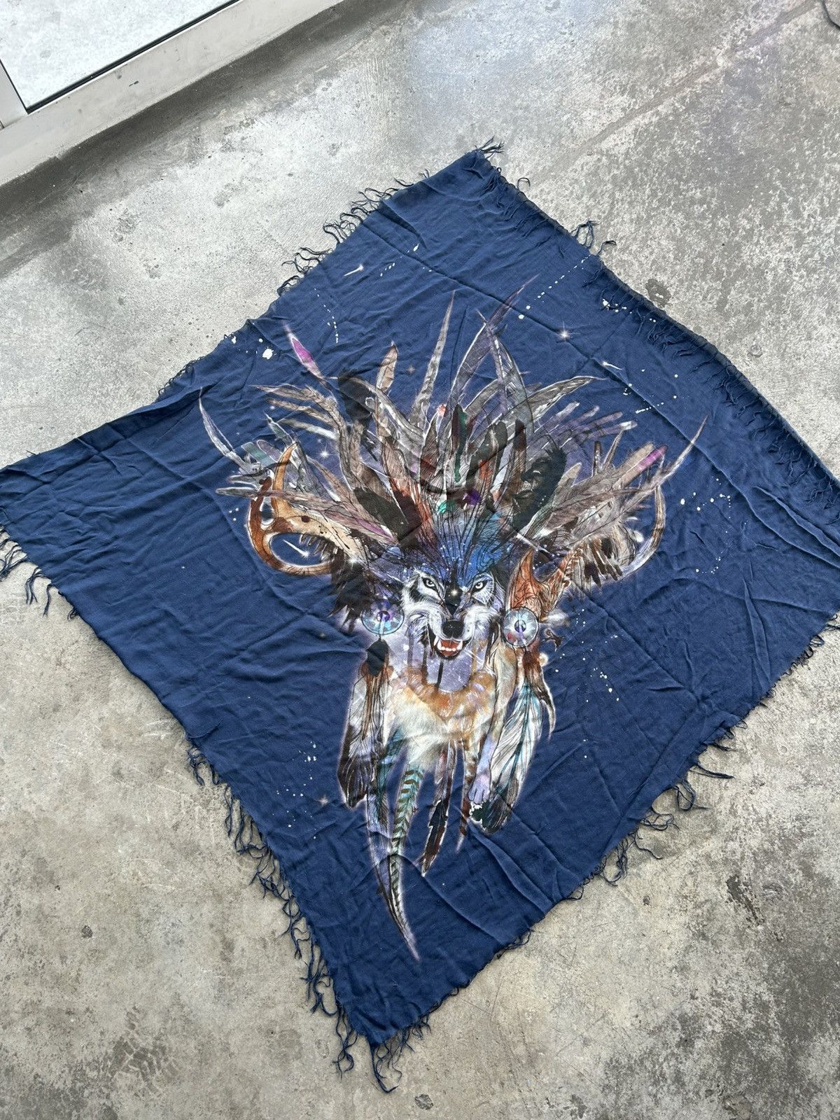 Balmain Balmain Homme AW11 Decarnin Wolf Scarf Size ONE SIZE - 3 Thumbnail