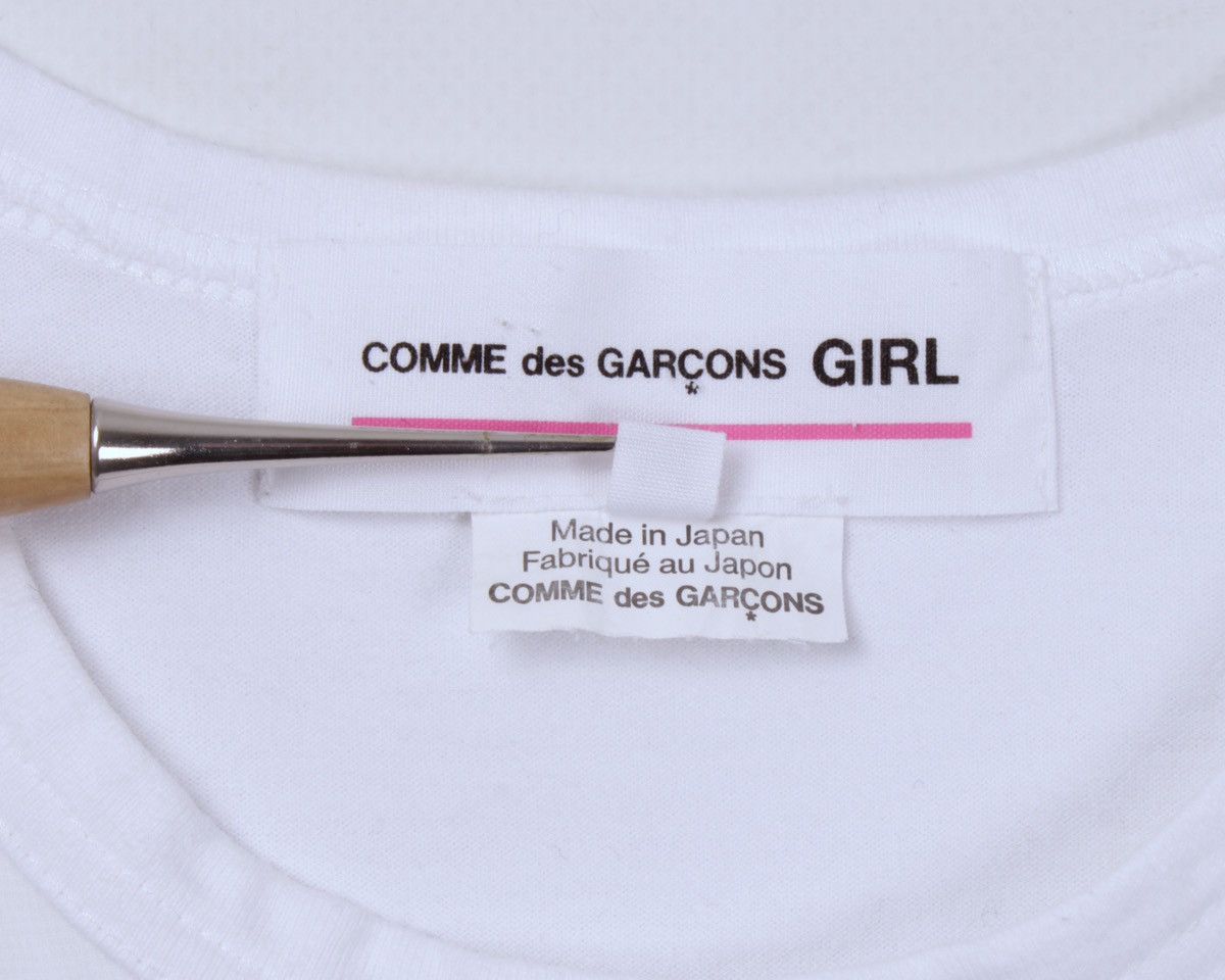 Comme des Garcons × Comme des Garcons Girl × Japanese Brand CDG Comme des Garcons Girl Ruffle T-Shirt Japan Size M / US 6-8 / IT 42-44 - 15 Thumbnail