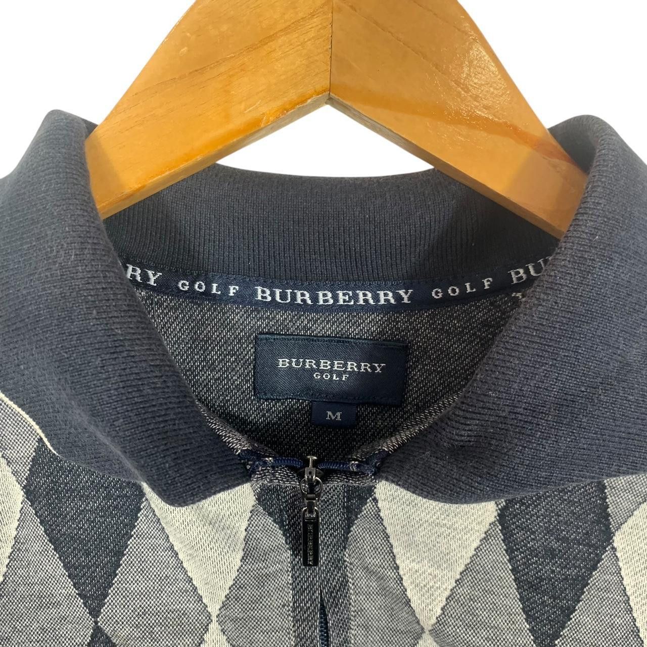 Vintage Vintage BURBERRY LONDON GOLF Argyle Polo Tee Shirt Top Half Size M / US 6-8 / IT 42-44 - 3 Thumbnail