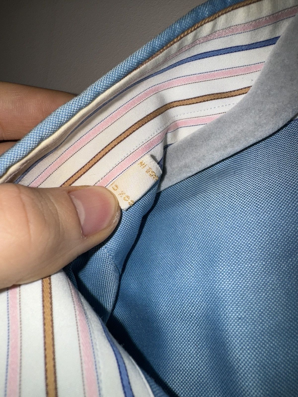 Brioni Brioni shirt button up blue luxury Size US M / EU 48-50 / 2 - 5 Thumbnail
