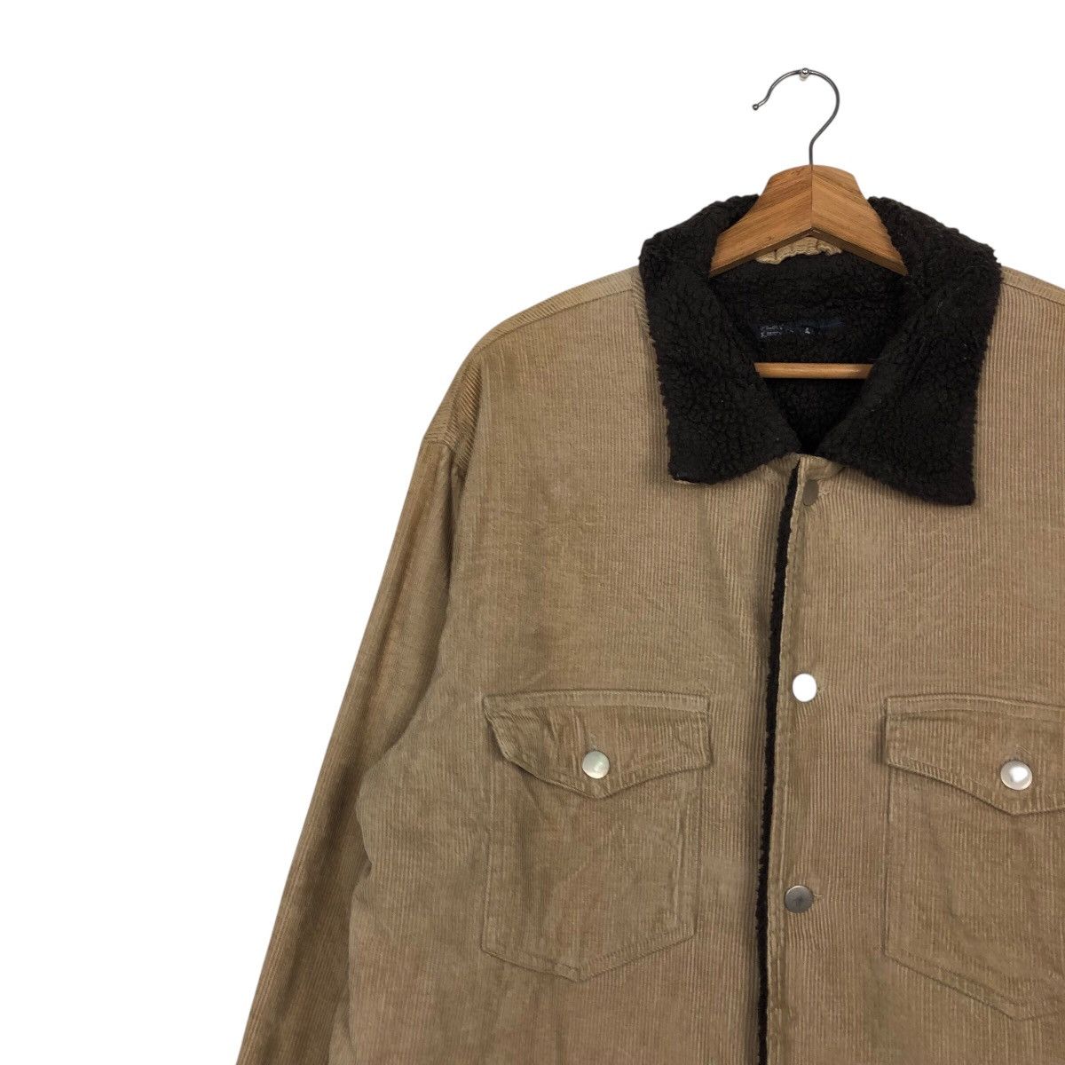 Japanese Brand 📌Vintage Biker Jacket Flat Linner Sherpa Blanket Size US L / EU 52-54 / 3 - 8 Thumbnail