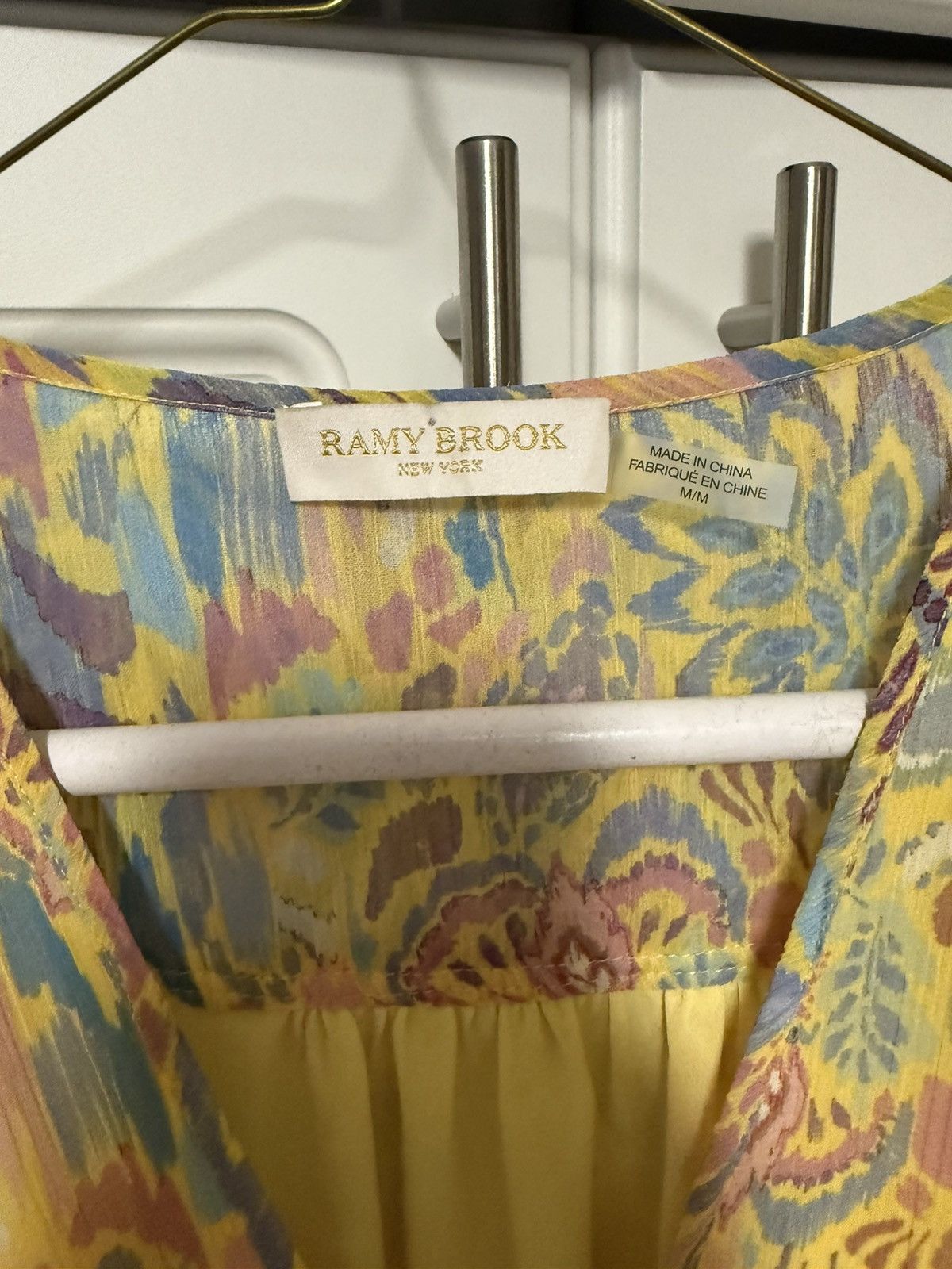 Ramy Brook RAMY BROOK Evie Plunging Print Top Size M / US 6-8 / IT 42-44 - 4 Thumbnail