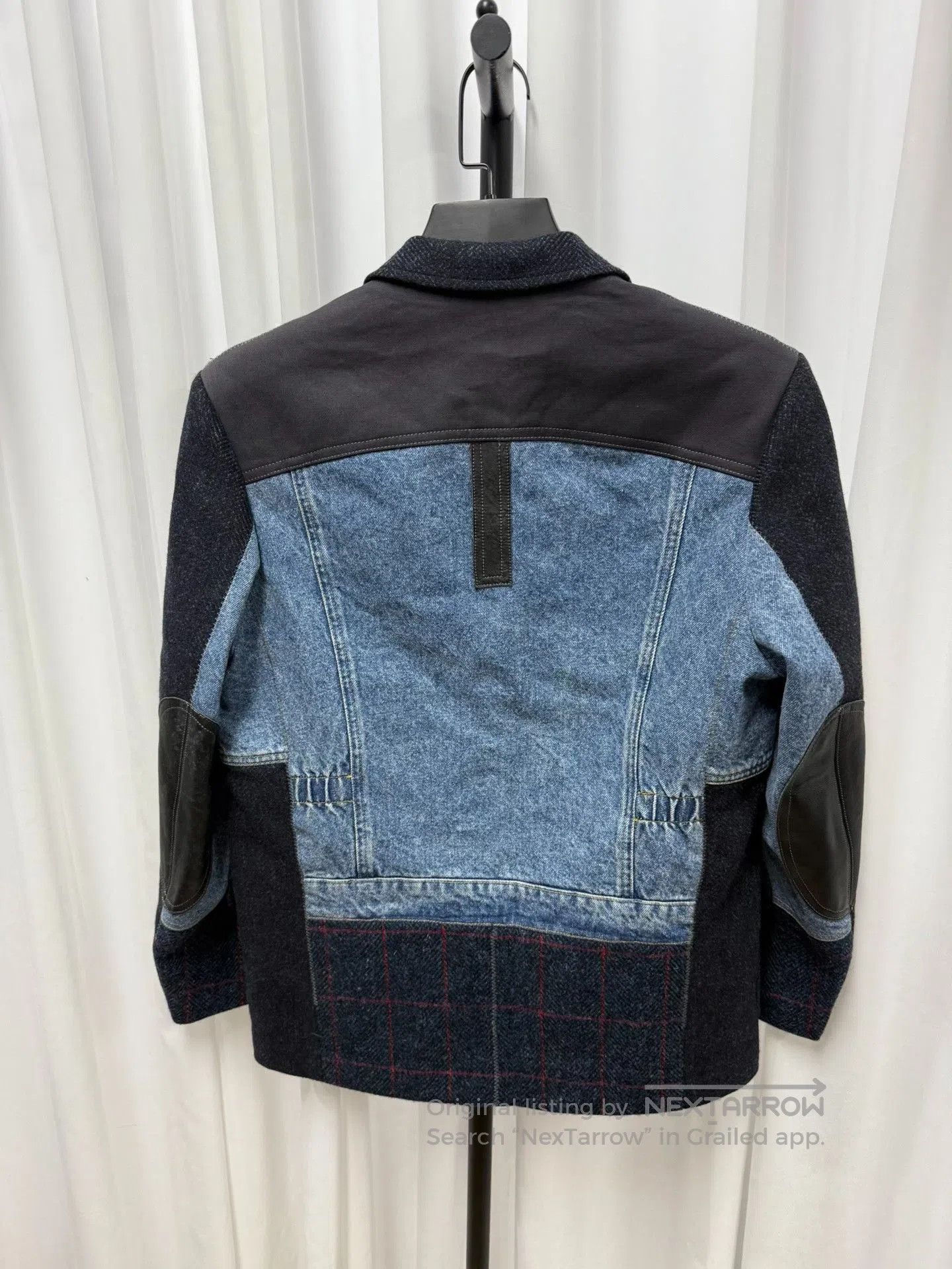 Junya Watanabe junya watanabe man denim jacket with leather. Size US XS / EU 42 / 0 - 1 Thumbnail