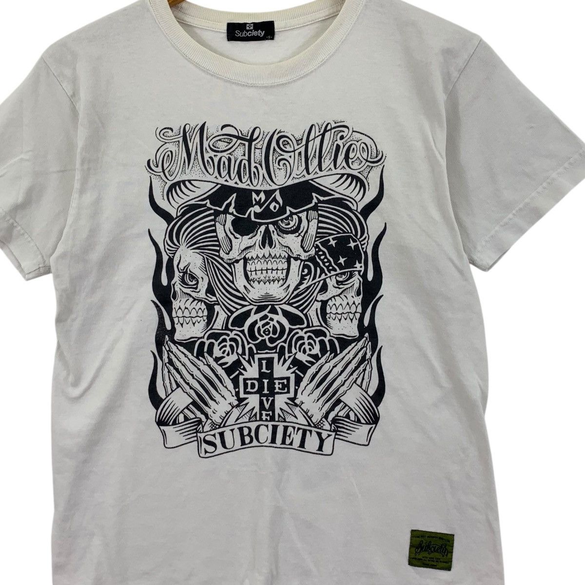 Vintage SUBCIETY MAD OLLIE 2011 Autumn Studio Coast Tee Shirt Top Size US S / EU 44-46 / 1 - 3 Thumbnail