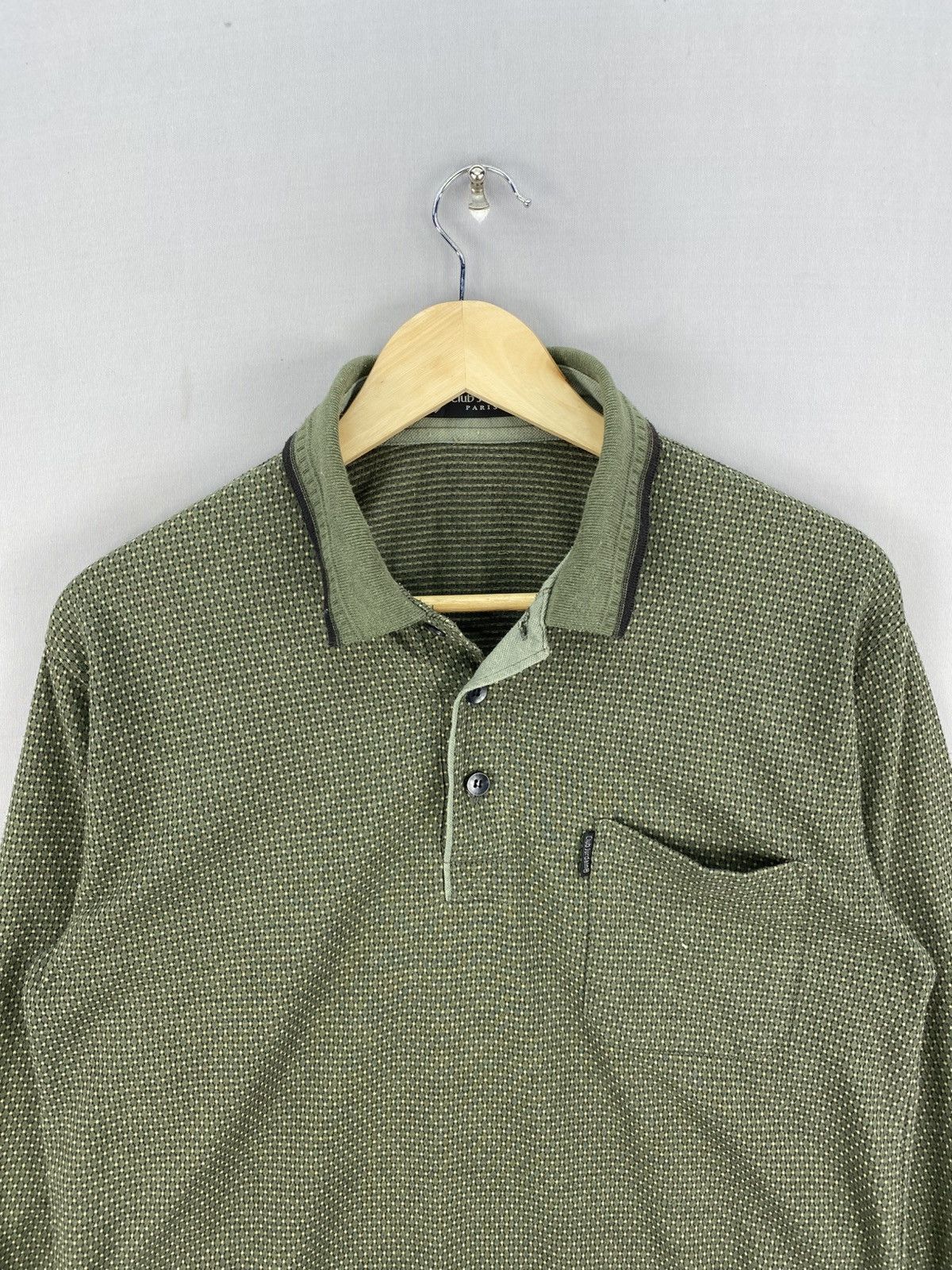 Japanese Brand Vintage 90’s Club Jurdain Paris Polo Shirt Long Sleeve Size US S / EU 44-46 / 1 - 7 Thumbnail