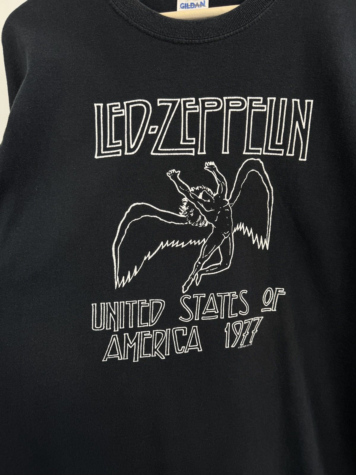 Led Zeppelin 🇬🇧 Vintage 2000 Led Zeppelin United States of America 1977 Te Size US XL / EU 56 / 4 - 4 Thumbnail