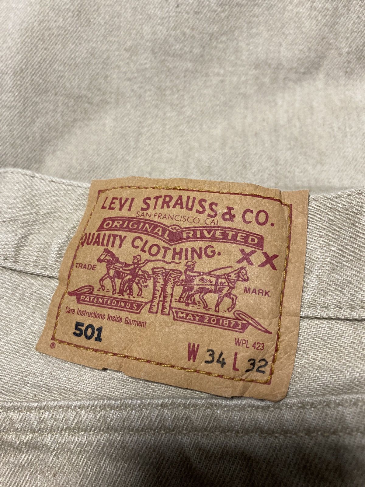 Levi's Levi's 501 Vintage Denim Pants Y2K Jeans Size US 34 / EU 50 - 3 Thumbnail