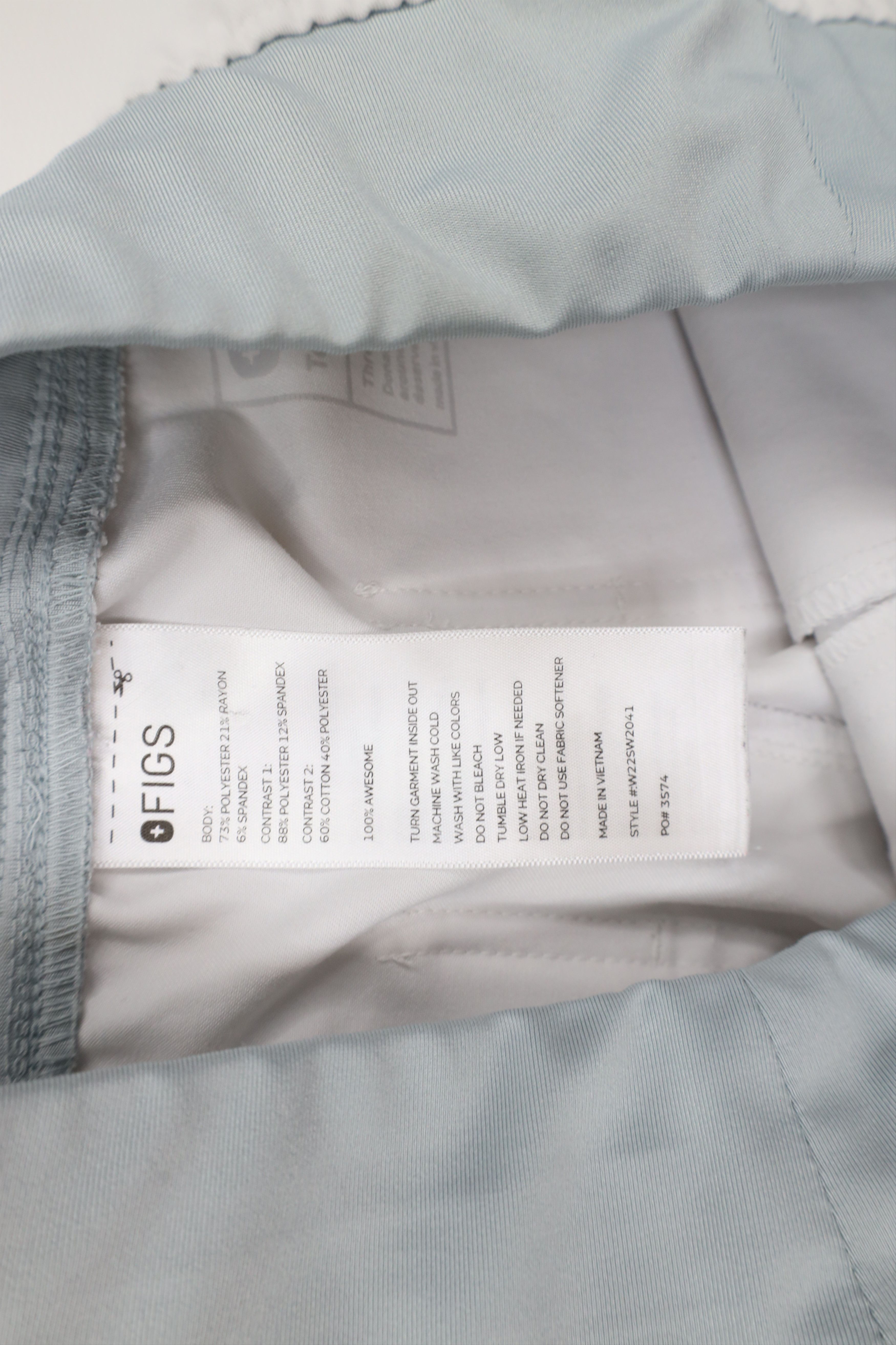 Vintage Figs Technical Collection Nurse Scrubs Joggers Pants White Size 25" / US 0 / IT 36 - 6 Thumbnail