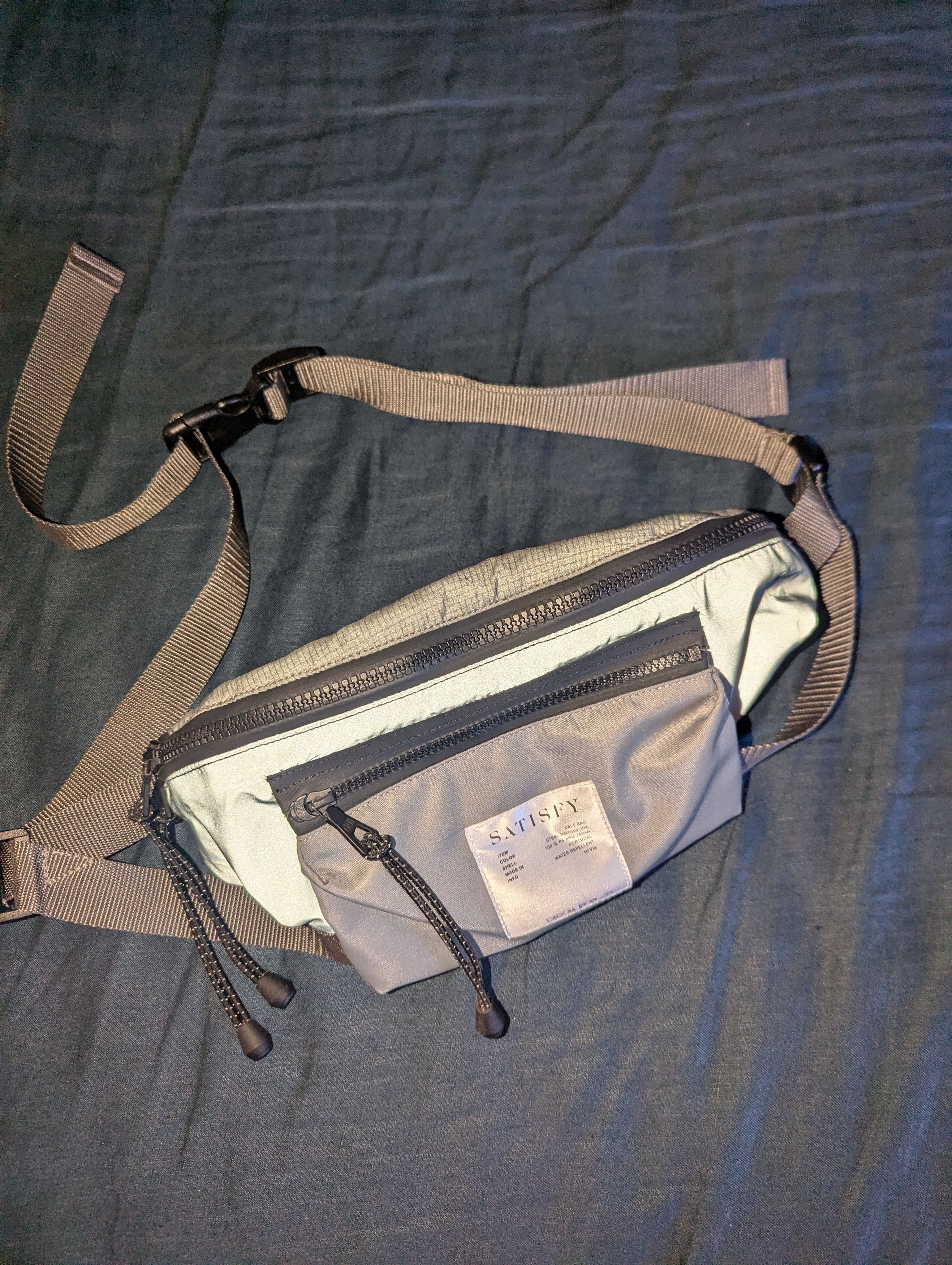 Satisfy Satisfy Silver Post-Run Belt Bag Size ONE SIZE - 4 Thumbnail