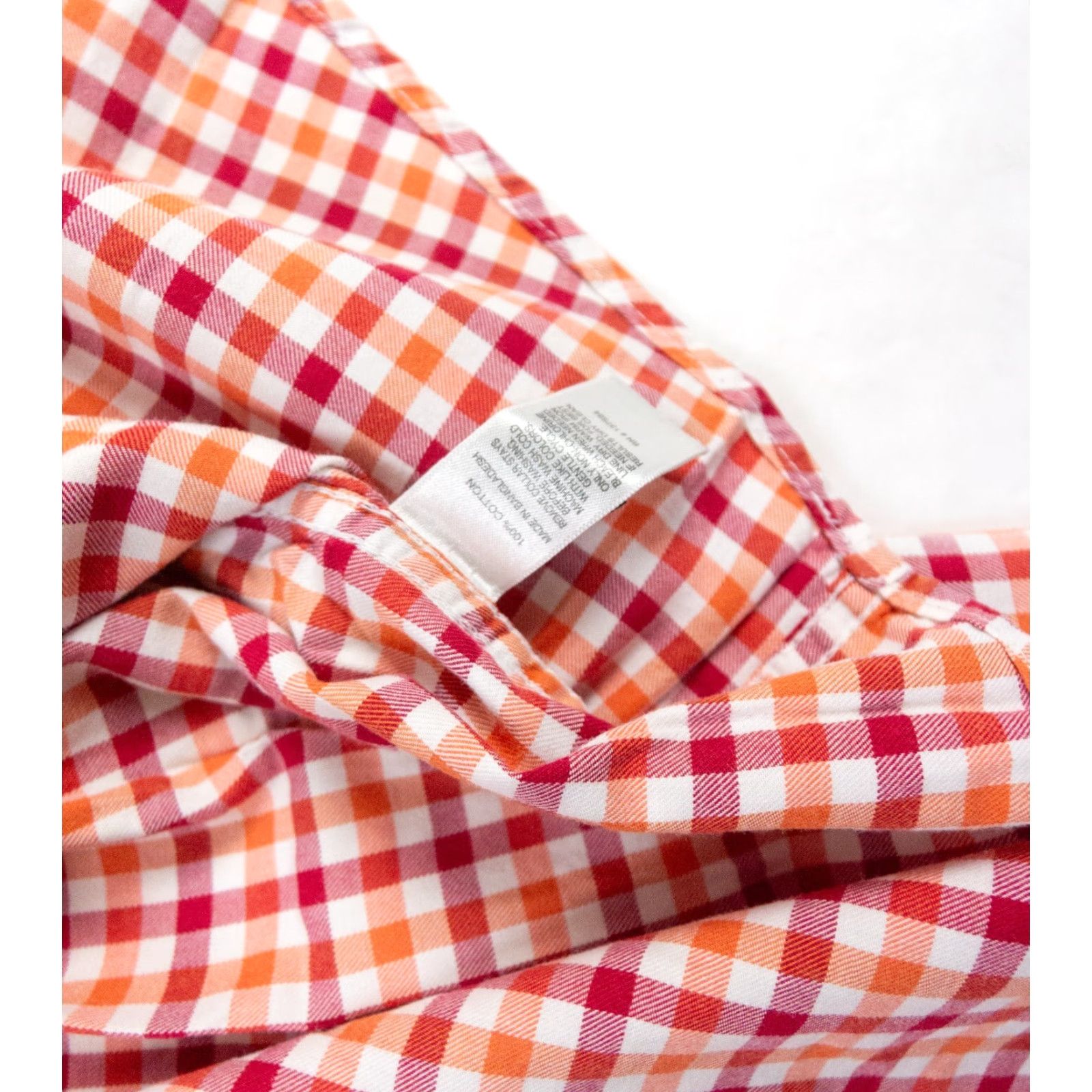 Express EXPRESS Men’s Medium Red Check Button-Up Long Sleeve Modern Fit Shirt Size US M / EU 48-50 / 2 - 7 Thumbnail