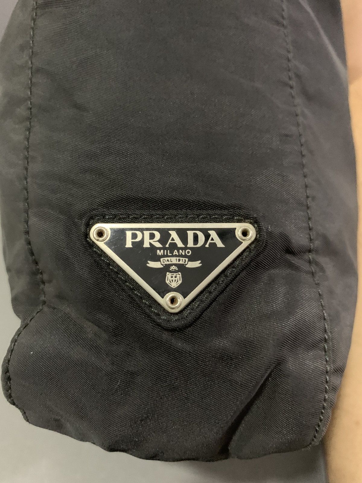Prada Vintage Prada Black Small Tote Bag Size ONE SIZE - 9 Thumbnail