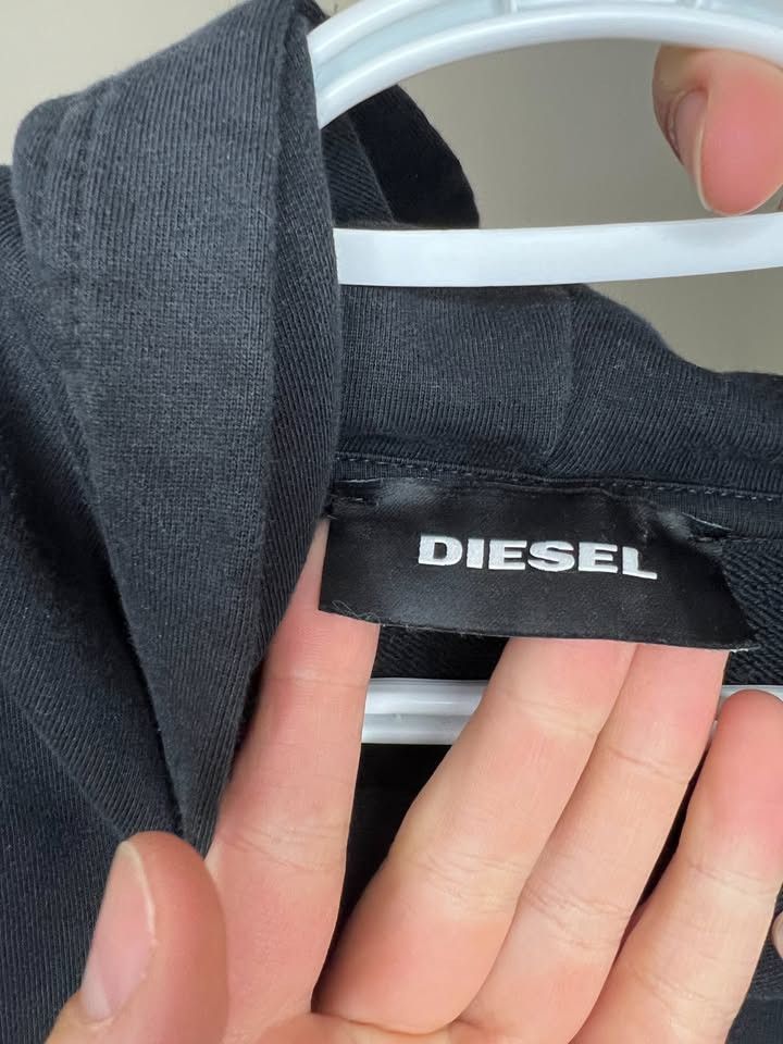 Diesel Diesel Graphic Black Mens Hoodie Size US XL / EU 56 / 4 - 3 Thumbnail