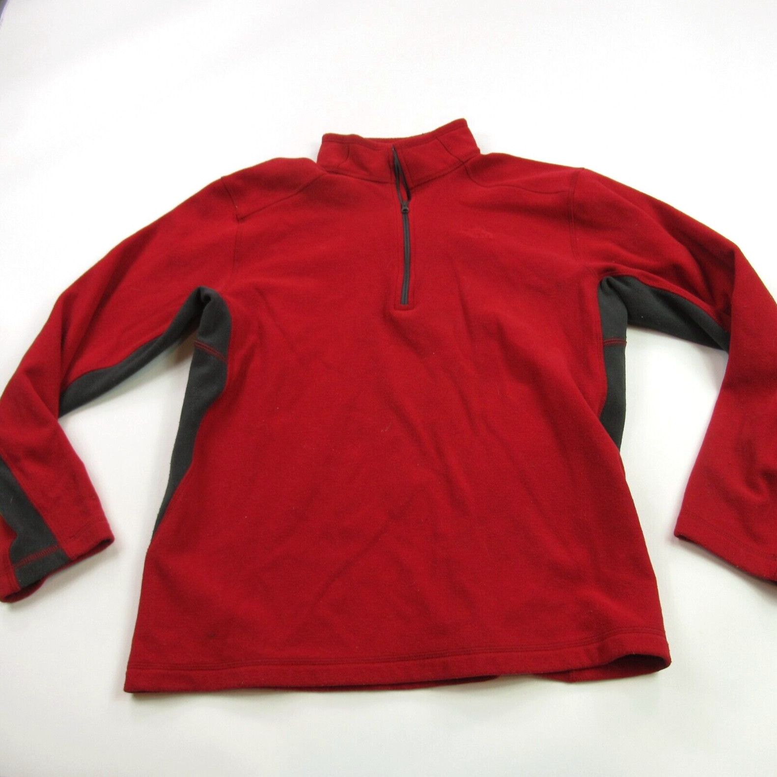 The North Face North Face Sweater Mens Large Long Sleeve 1/4 Zip Pullover Red Fleece Casual Size US L / EU 52-54 / 3 - 1 Preview