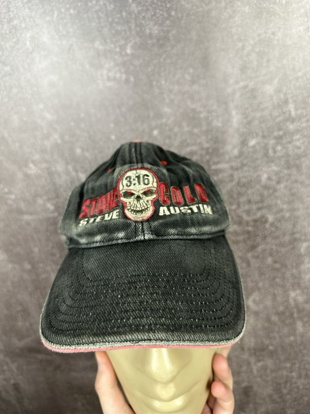 Vintage VINTAGE STONE COLD WWF CAP Size ONE SIZE - 4 Thumbnail