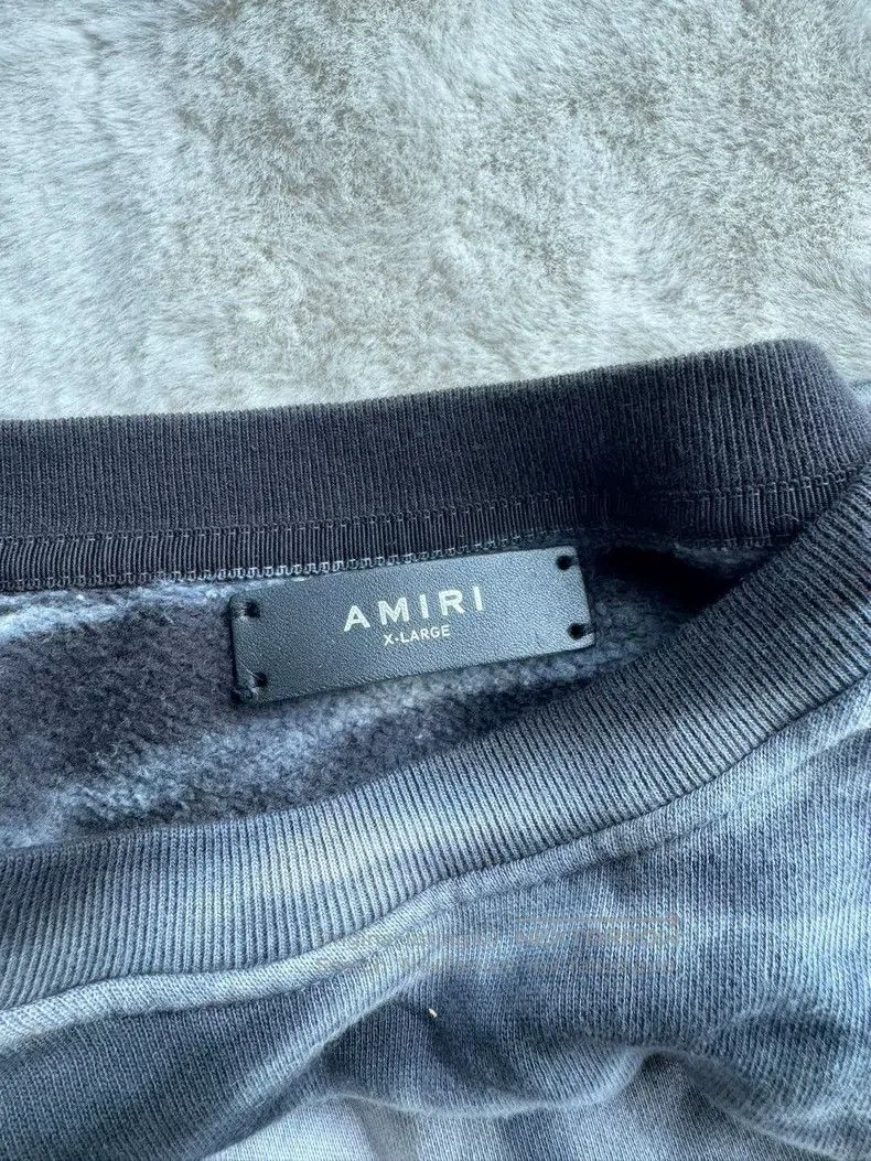 Amiri Amiri Size XL Tie-dyed sword round neck sweater Size US XL / EU 56 / 4 - 4 Thumbnail