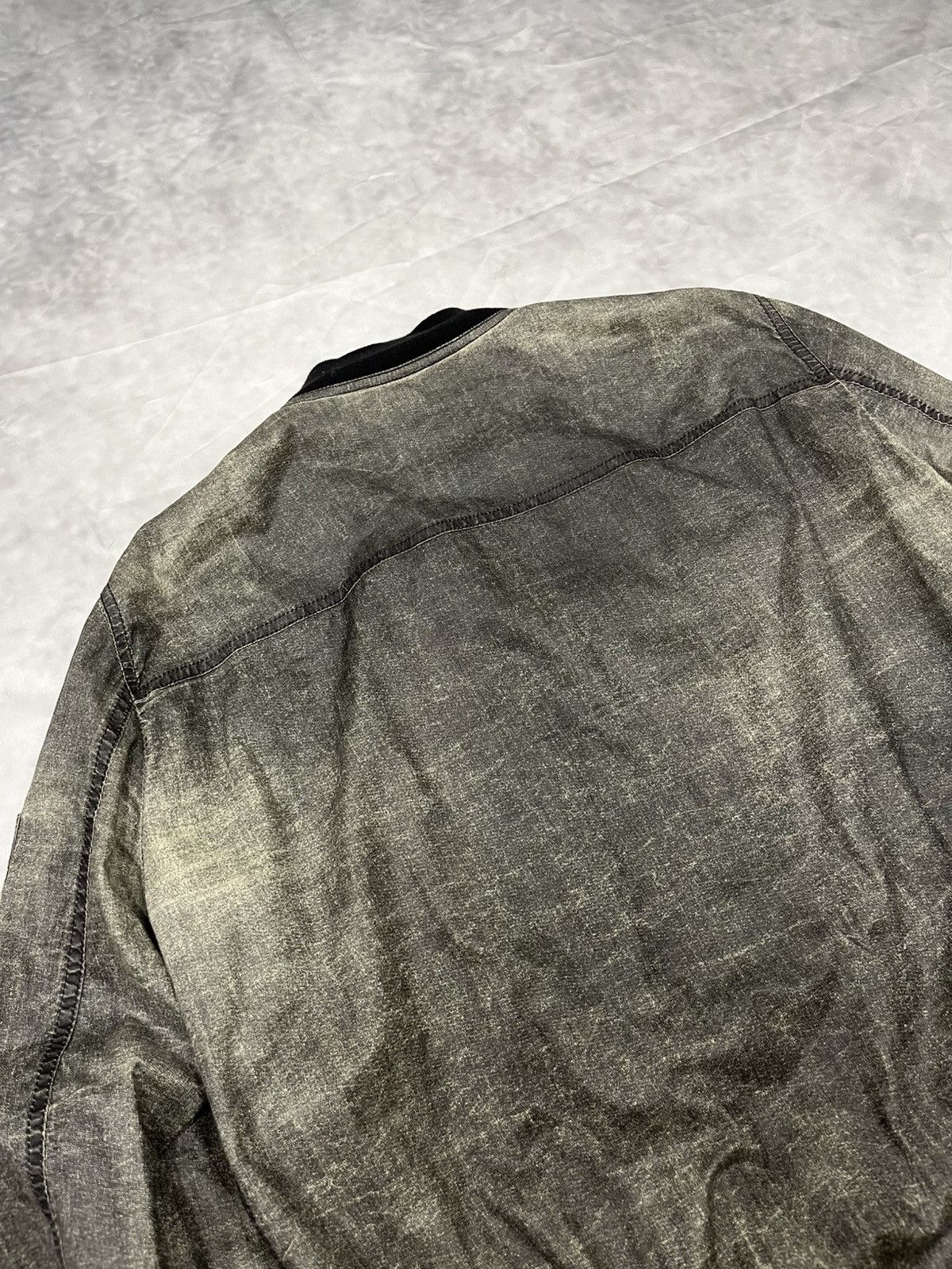 Rick Owens Rick Owens Drkshdw Rare Wet Asphalt MA-1 Bomber Jacket Size US S / EU 44-46 / 1 - 5 Thumbnail