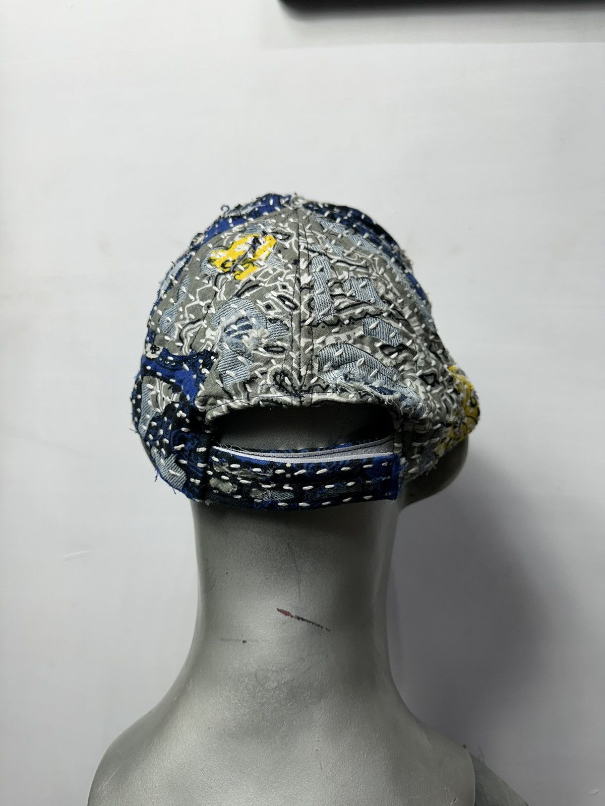 Art Comes First × Handmade Custom Made Distressed Paisley Patchwork Boro hats Size ONE SIZE - 9 Thumbnail