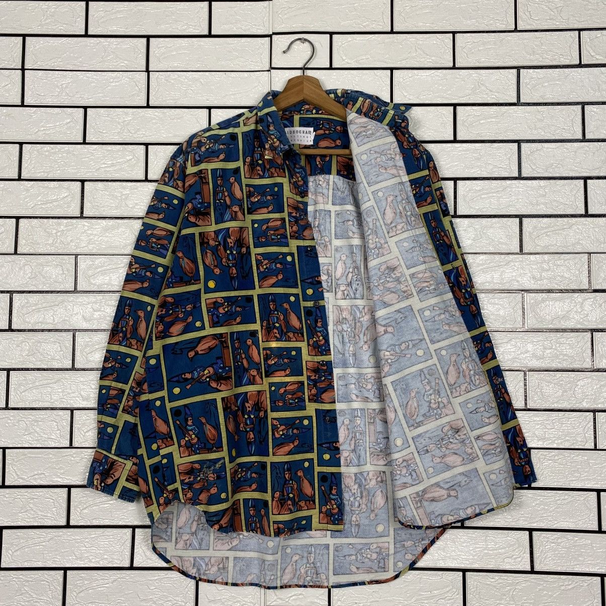 Japanese Brand Ideogram System of Emporium Button Navajo Shirt Jacket Size US M / EU 48-50 / 2 - 12 Thumbnail