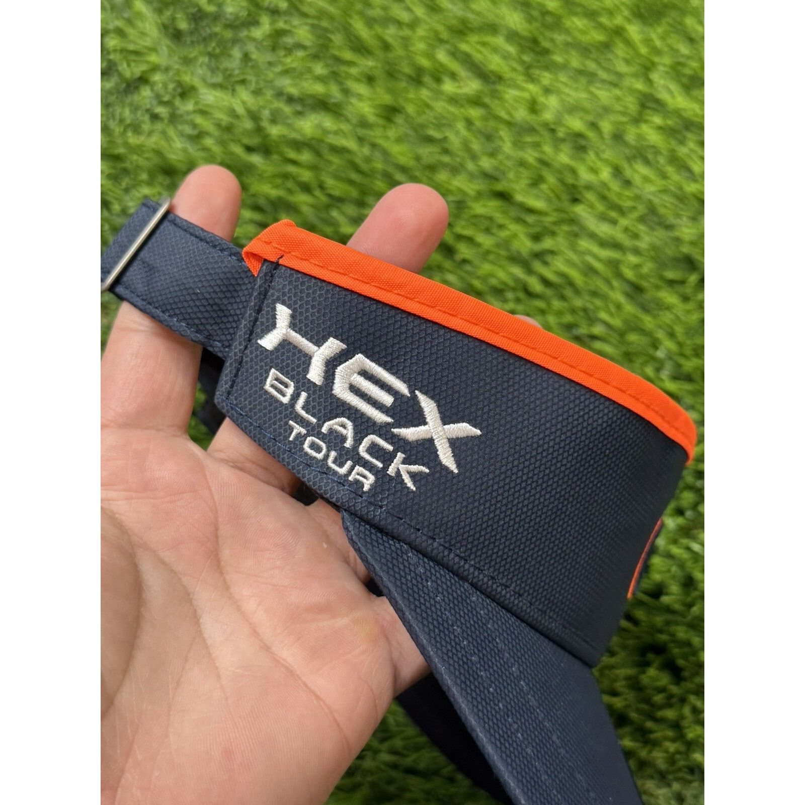 Callaway Callaway Golf Visor Navy Blue Orange X Hot Hex Black Tour Size ONE SIZE - 2 Thumbnail