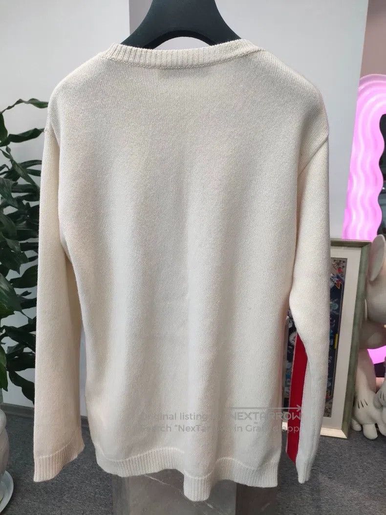 Valentino Valentino White colour-blocked knitwear Size XXS / US 00 / IT 34 - 2 Thumbnail