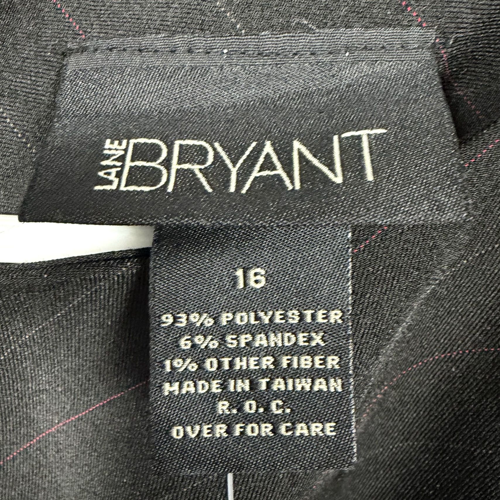 Vintage Lane Bryant Sheath Dress 16 Plus Black Pinstripe Office Workwear Career Chic Size XXL / US 16-18 / IT 52-54 - 4 Thumbnail