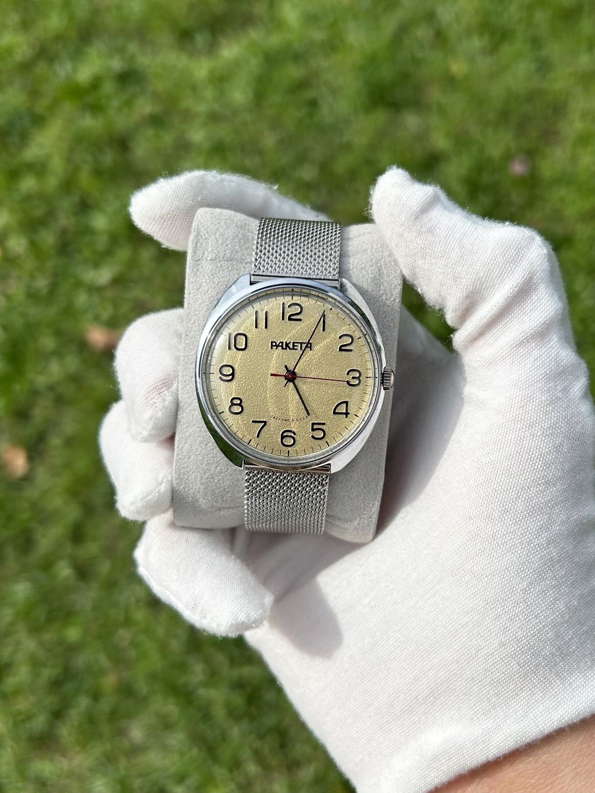 Vintage Vintage Watch Raketa Soviet USSR Mechanical Authentic 1980s Size ONE SIZE - 11 Thumbnail