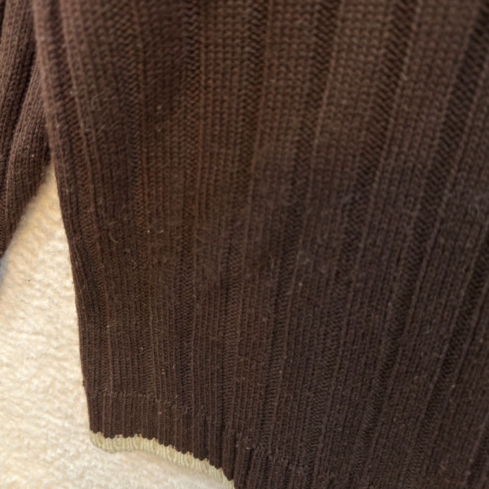 Southpole VINTAGE Y2K South Pole Turtleneck Sweater Large Mens Geometric Fair Isle Nordic Brown L Size US L / EU 52-54 / 3 - 5 Thumbnail