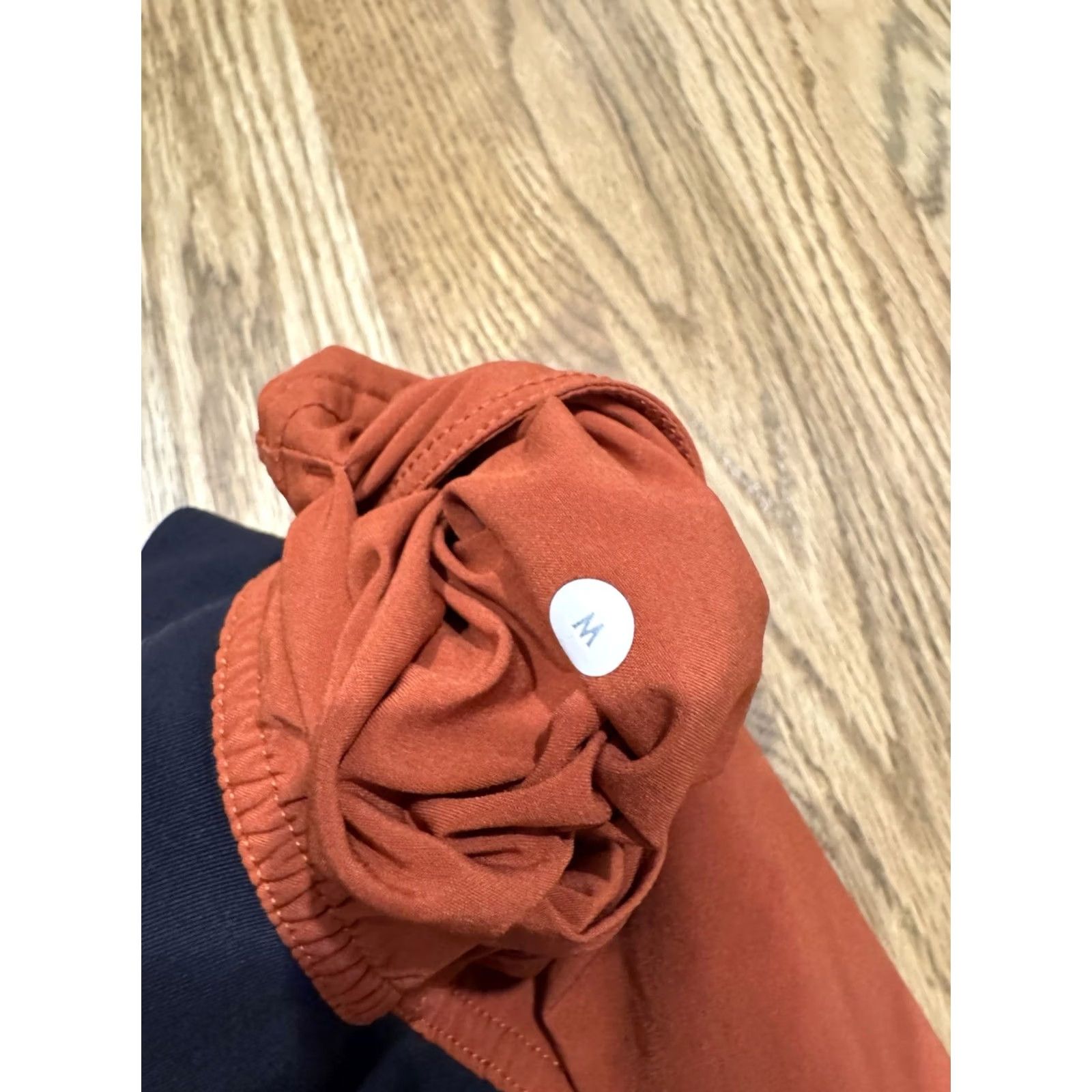 Lululemon Lululemon THE T.H.E. Shorts Mens Medium Orange Nylon Spandex Drawstring Pockets Athletic Casual Size US 31 - 6 Thumbnail