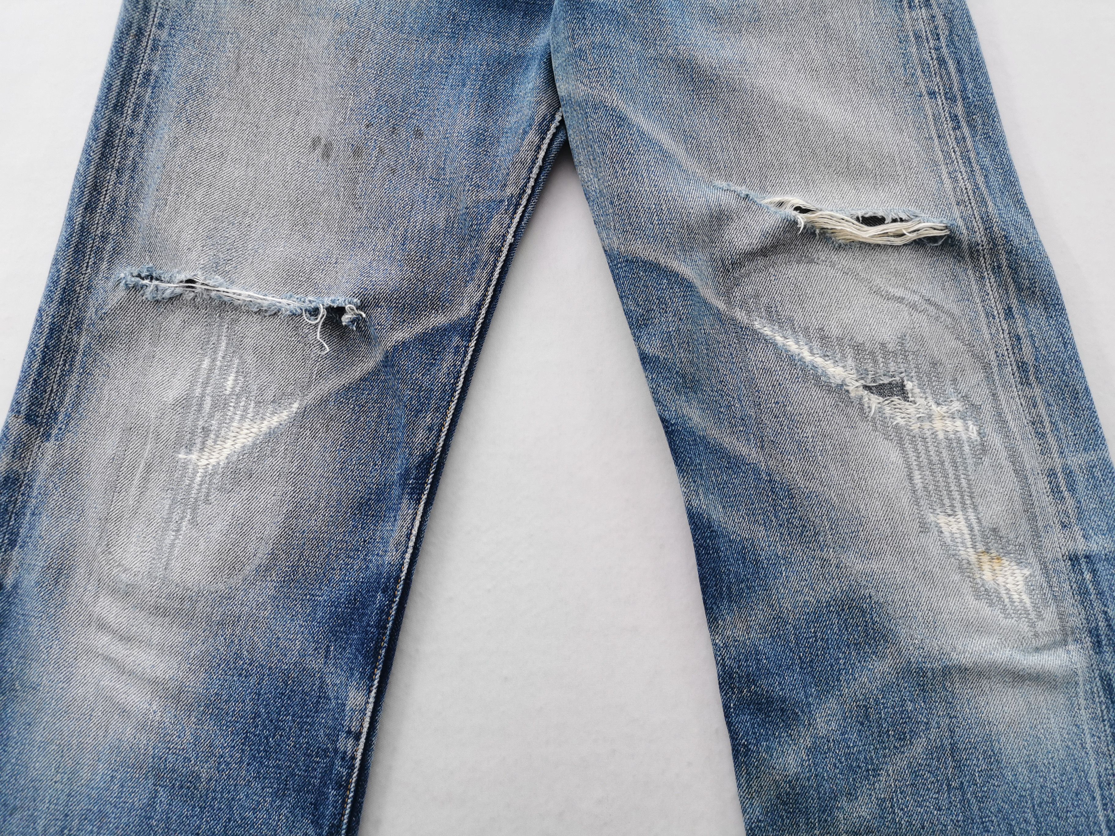 Denime Distressed Vintage Denime Made In Japan Selvedge Denim Size US 30 / EU 46 - 8 Thumbnail