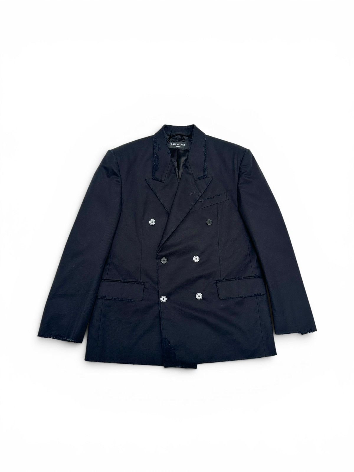Balenciaga Balenciaga Worn Out Tailored Blazer Jacket Size 40S - 1 Thumbnail