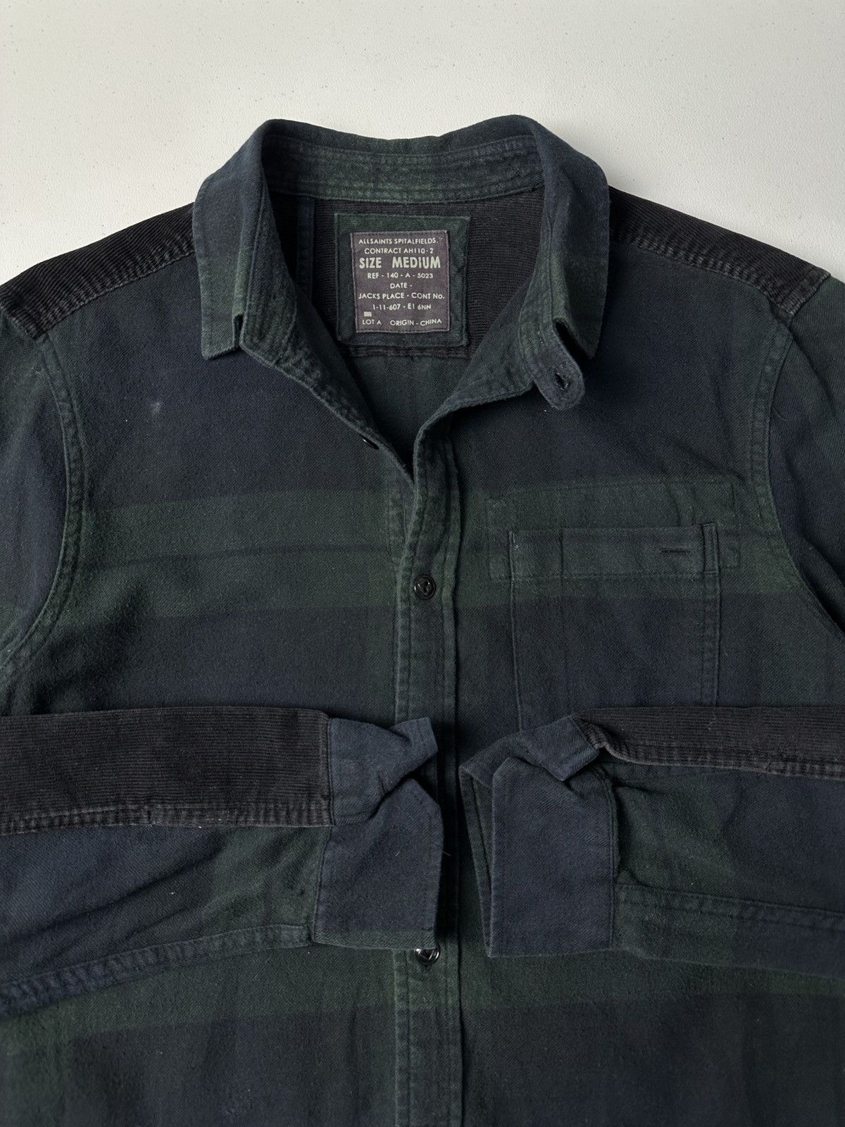 Allsaints AllSaints Vintage Button Up Shirt Flannel Check Size US M / EU 48-50 / 2 - 5 Thumbnail