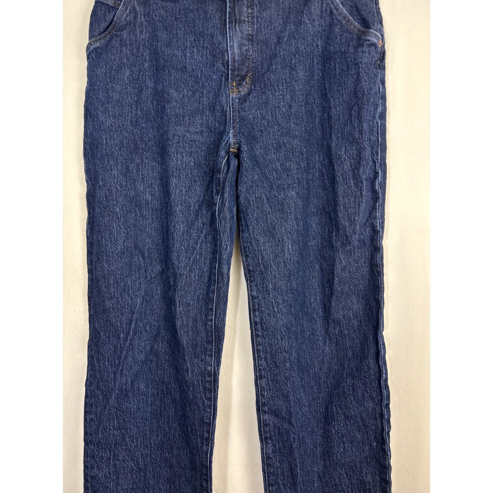 Madewell Madewell Jeans Women's Slim 5-Pocket Denim Dark Blue Fade Stretch 36x28 Adult Regular 32 Color Blue Size 24" / US 00 / IT 34 - 3 Thumbnail
