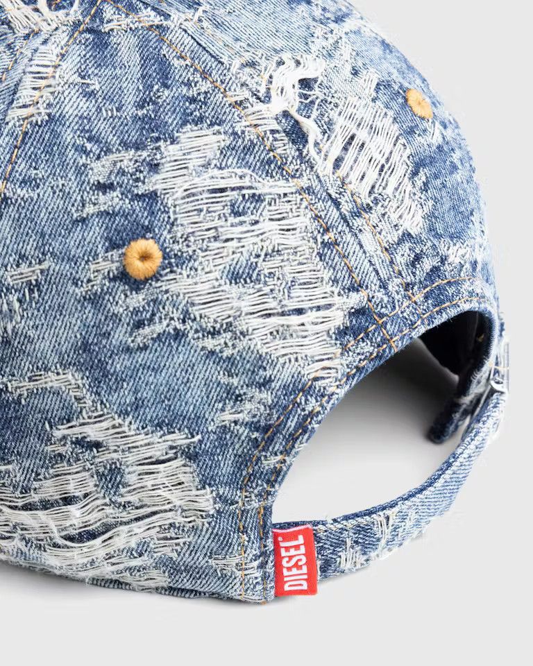 Diesel o1mle1025 Size:02 / C-Armelo Baseball Cap / Hat in Blue Size ONE SIZE - 5 Thumbnail