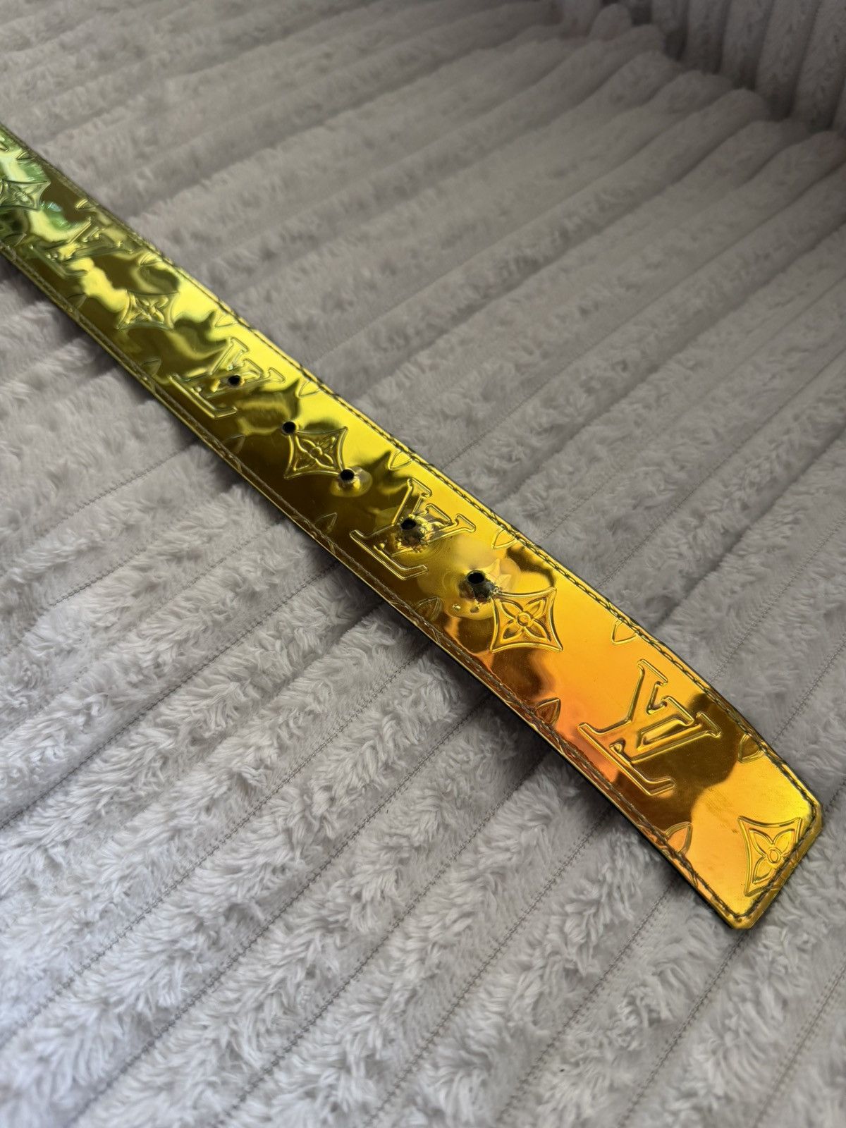 Louis Vuitton Louis Vuitton Belt Holographic Monogram Size 34 - 3 Thumbnail