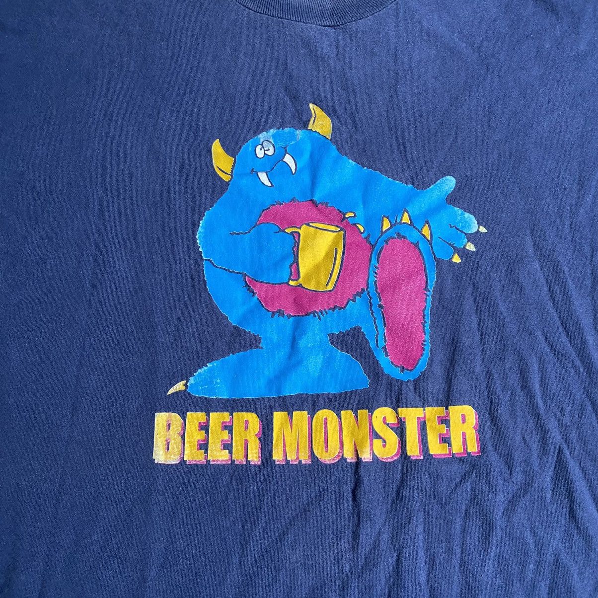 Vintage VINTAGE BEER MONSTER FUNNY HUMOR 90s T SHIRT Size US XL / EU 56 / 4 - 2 Thumbnail