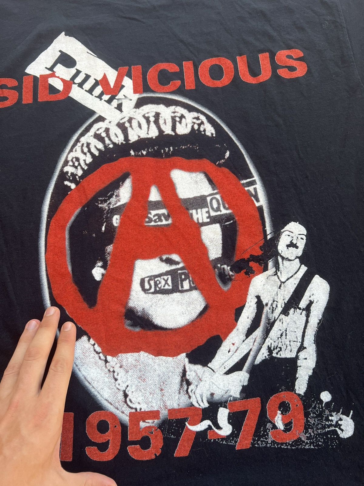 Band Tees × Vintage Rare Vintage T-Shirt Sex Pistols Sid Vicious 1957-1979 Shirt Size US XL / EU 56 / 4 - 12 Thumbnail