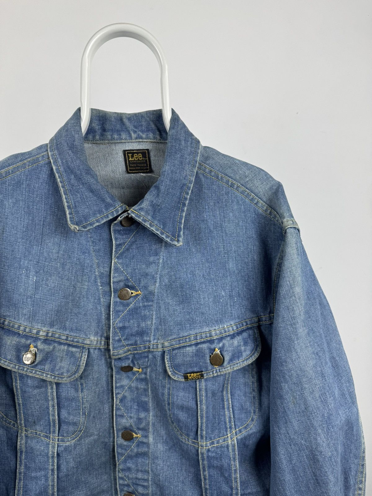 Lee Vintage Lee Made in USA Sanforized Denim Trucker Jacket Size US L / EU 52-54 / 3 - 2 Thumbnail