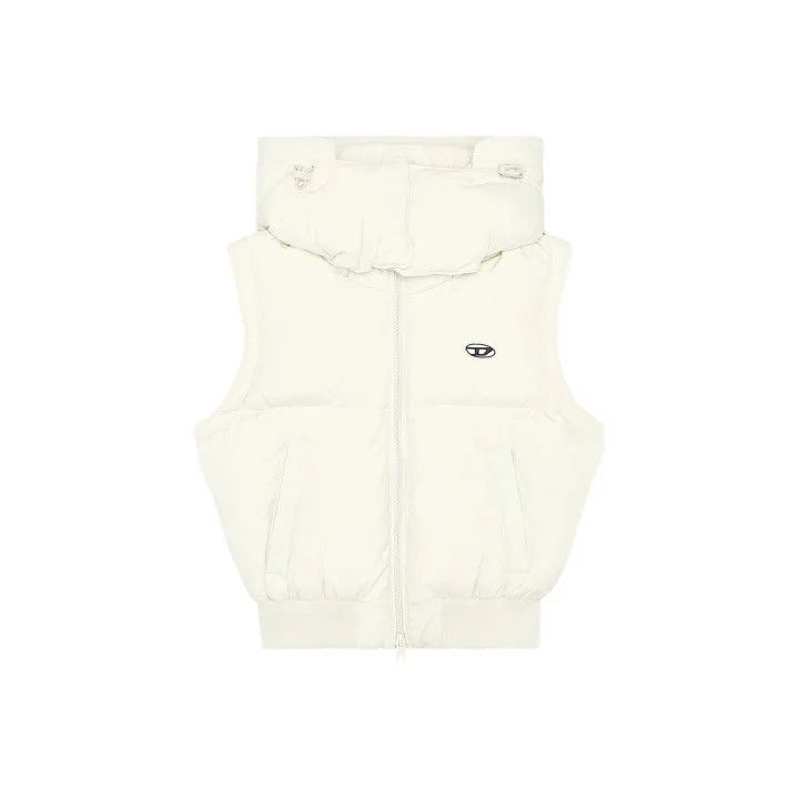 Diesel Diesel Logo Hoodie Vest for Women 0079 Size L / US 10 / IT 46 - 1 Thumbnail