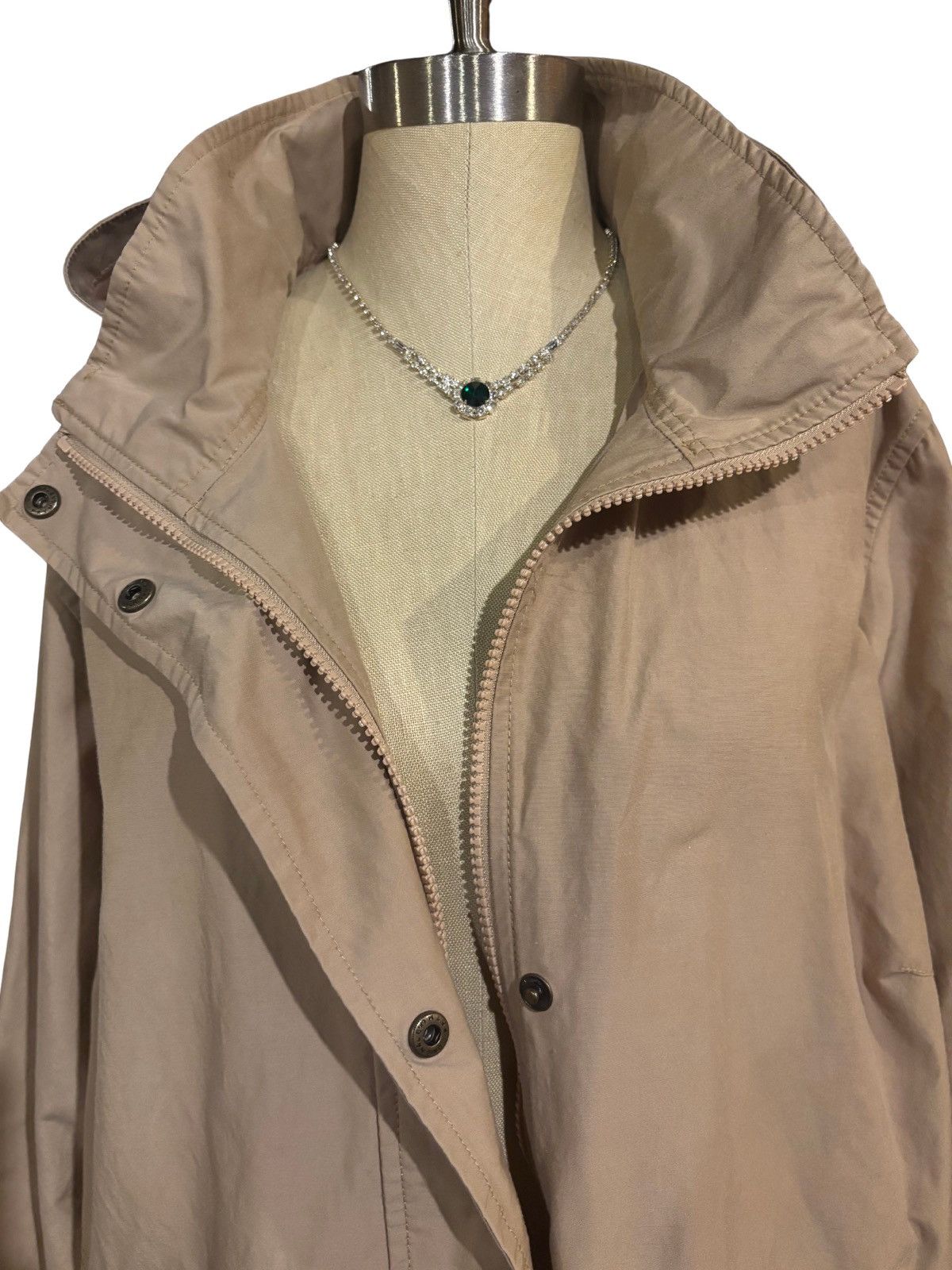 Lands' End Women’s tan utility Jacket.wj2510 Size XXL / US 16-18 / IT 52-54 - 8 Thumbnail