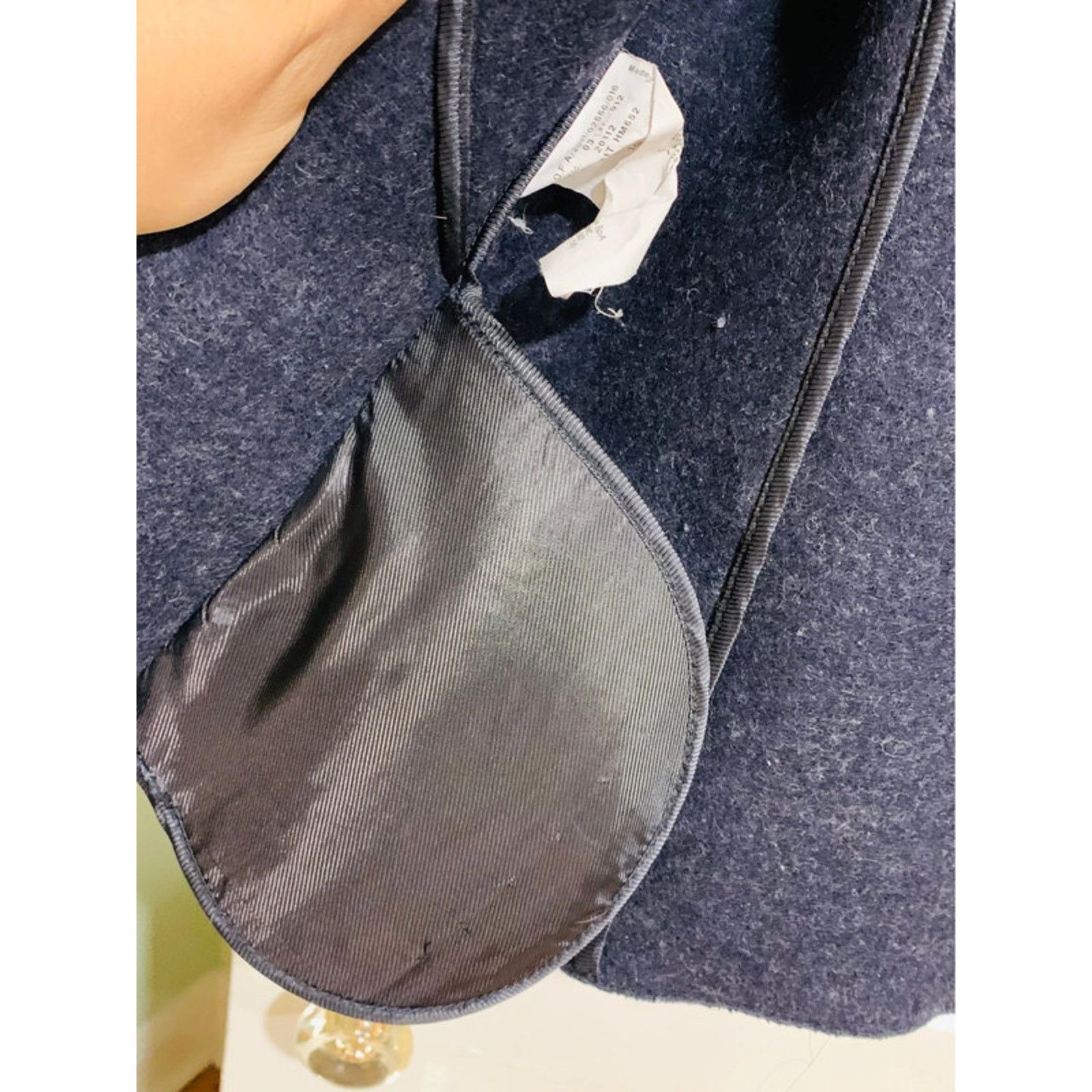 Armani Armani Collezioni M Navy Wool Jacket Front Button Closure Size M / US 6-8 / IT 42-44 - 5 Thumbnail