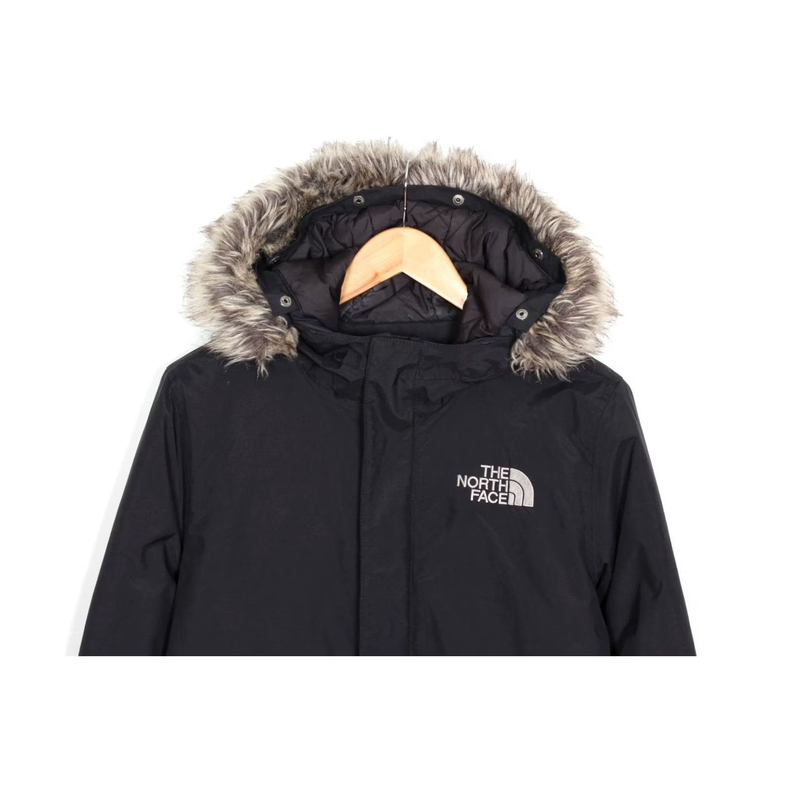 The North Face THE NORTH FACE Zaneck DRYVENT Fur Hooded Insulated Parka Jacket Men Size S Black Size US S / EU 44-46 / 1 - 2 Thumbnail